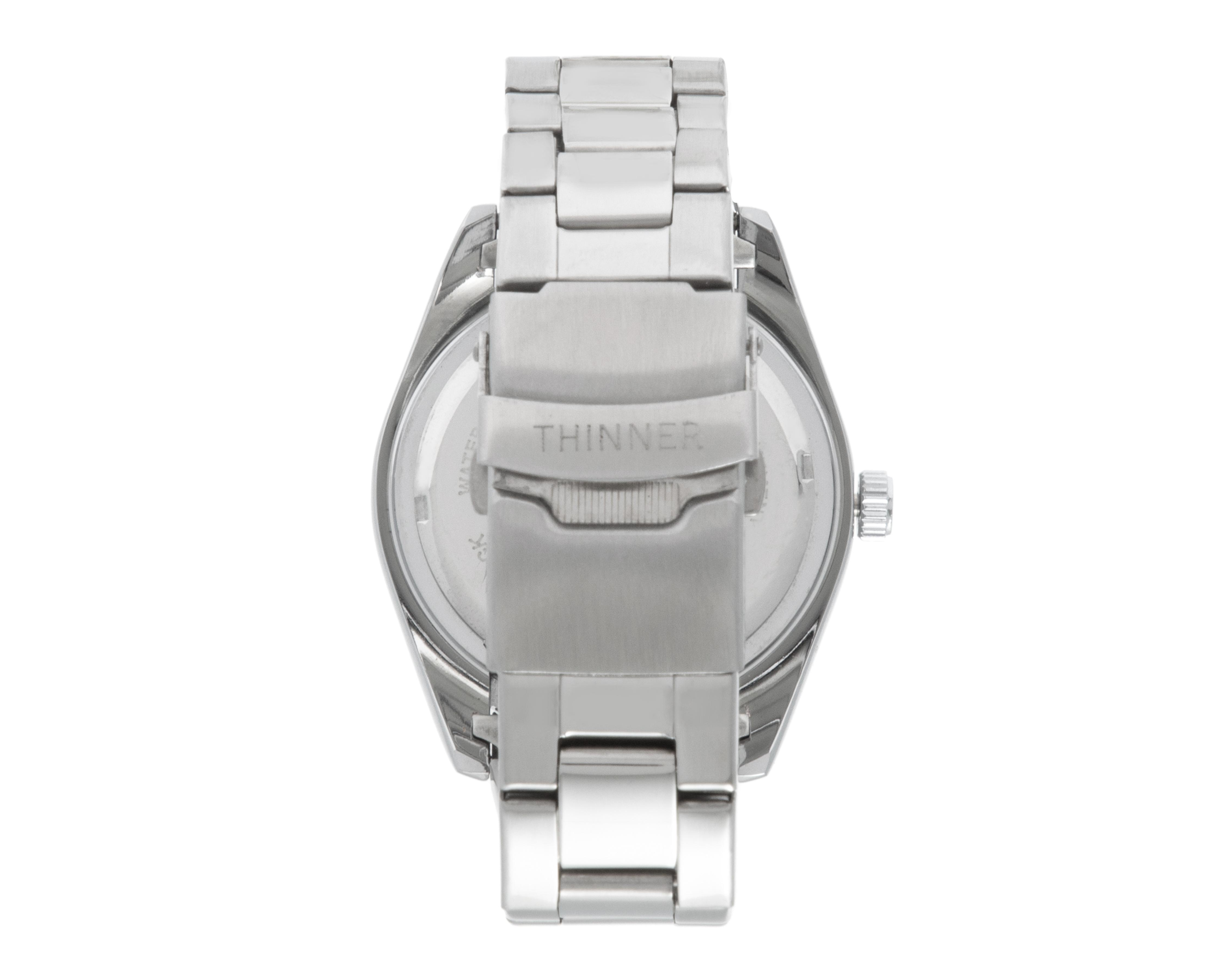 Foto 4 pulgar | Reloj para Mujer Thinner Plateado LB-M1401