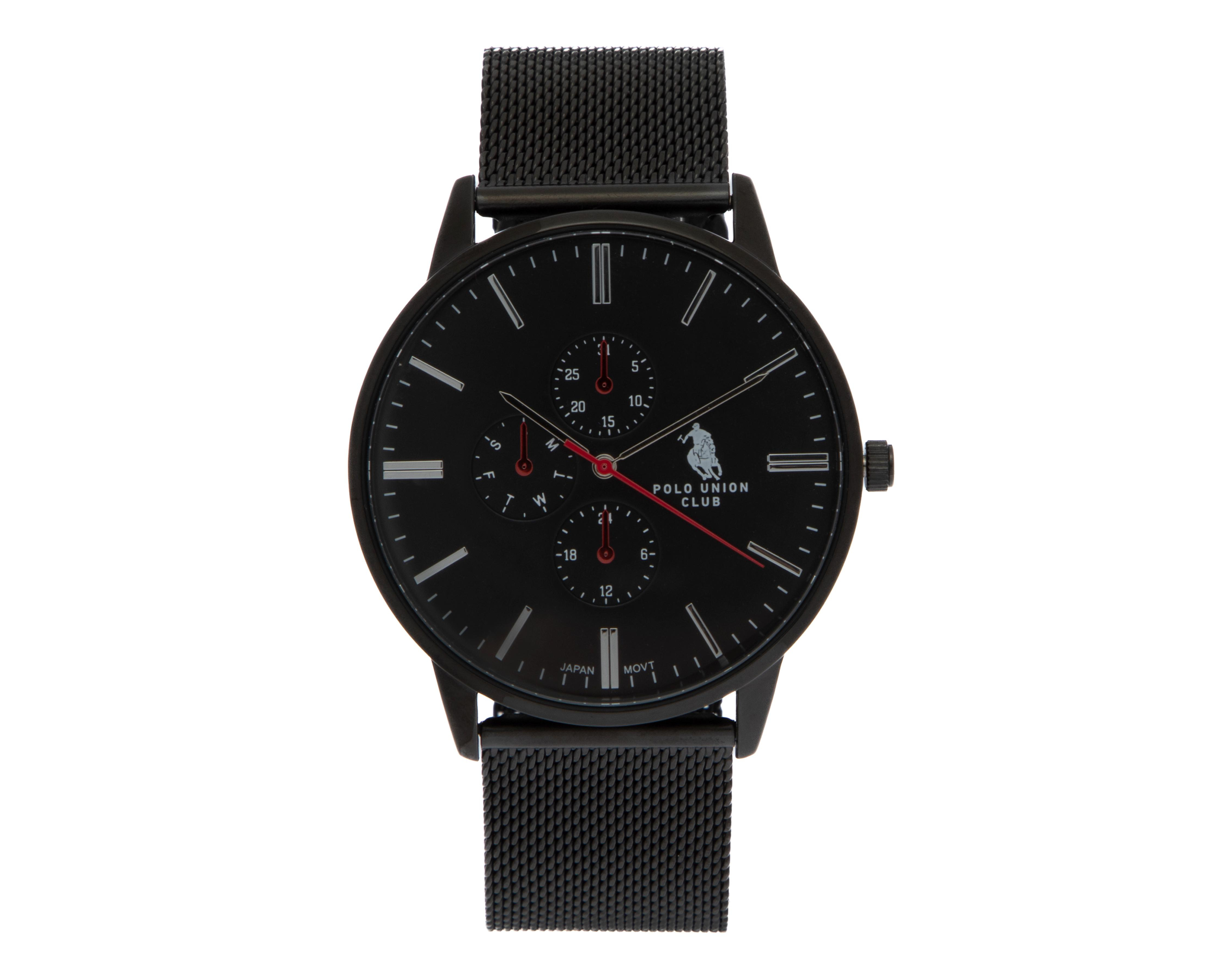 Foto 1 | Reloj Polo Union Club 17138 Negro