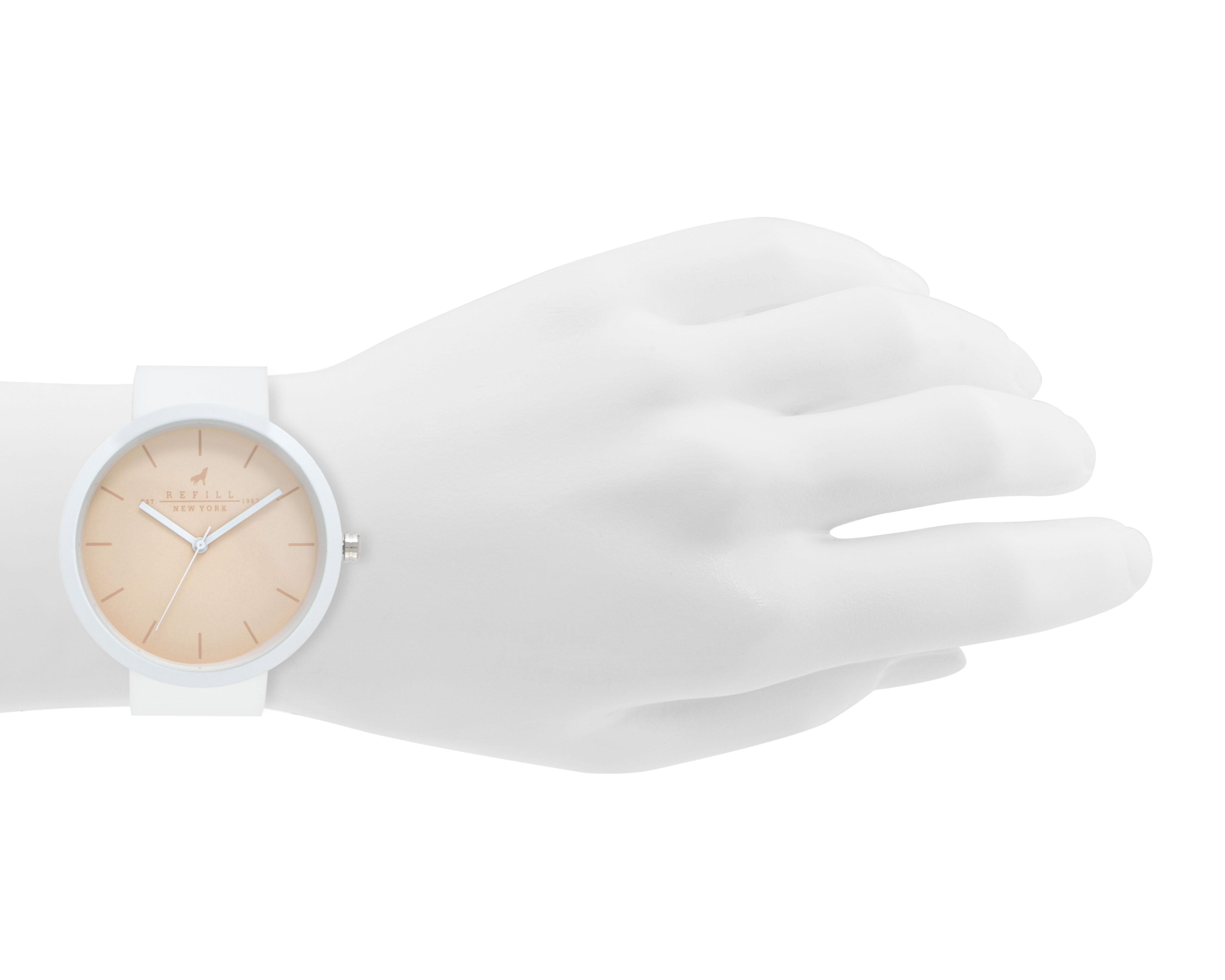 Foto 5 pulgar | Reloj Refill K3100 Blanco