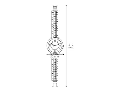 Foto 6 | Reloj para Mujer Bebe COP-010-0823-SILVER Plateado