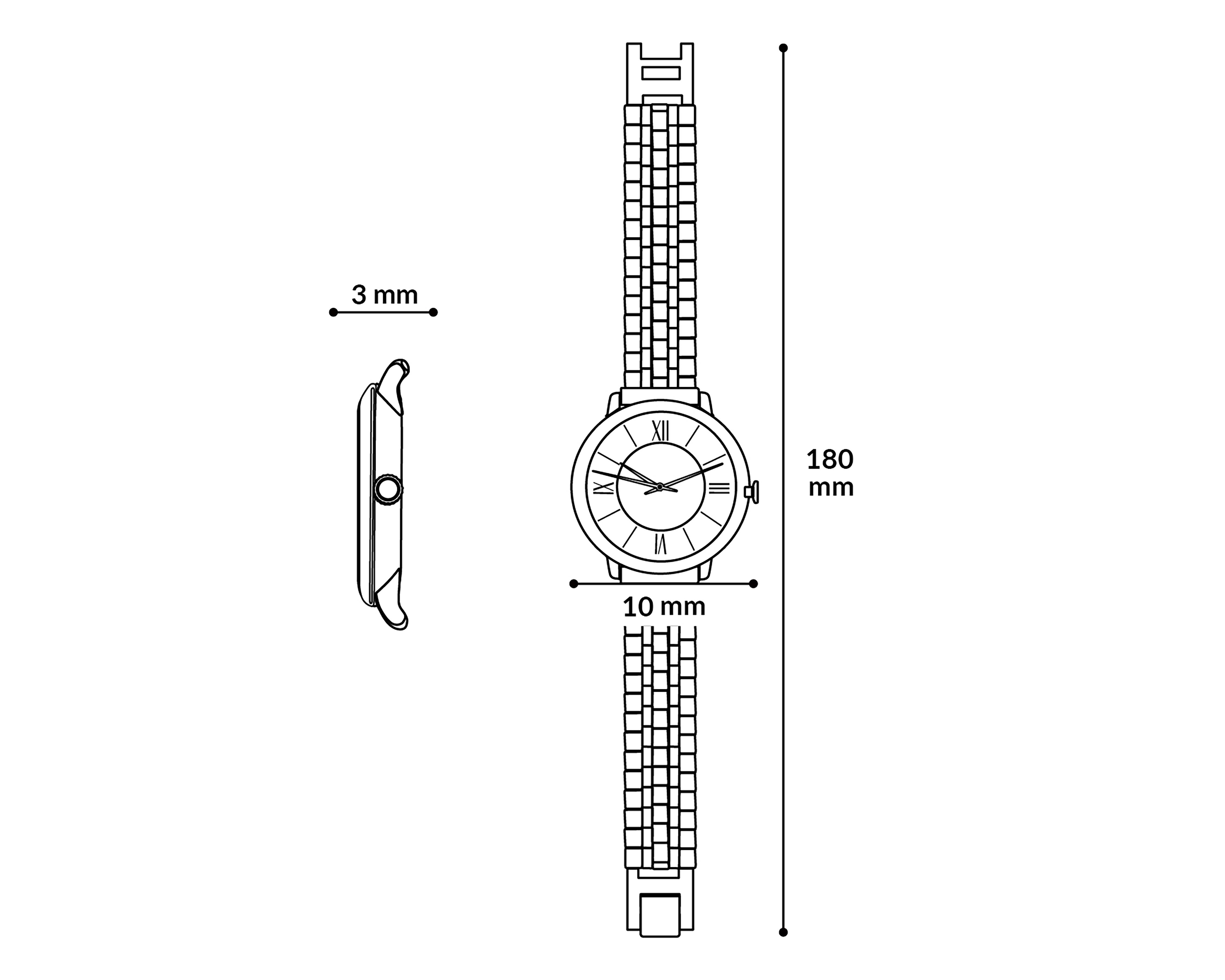 Foto 9 pulgar | Reloj Sahara COP-008-0823 con 2 Accesorios