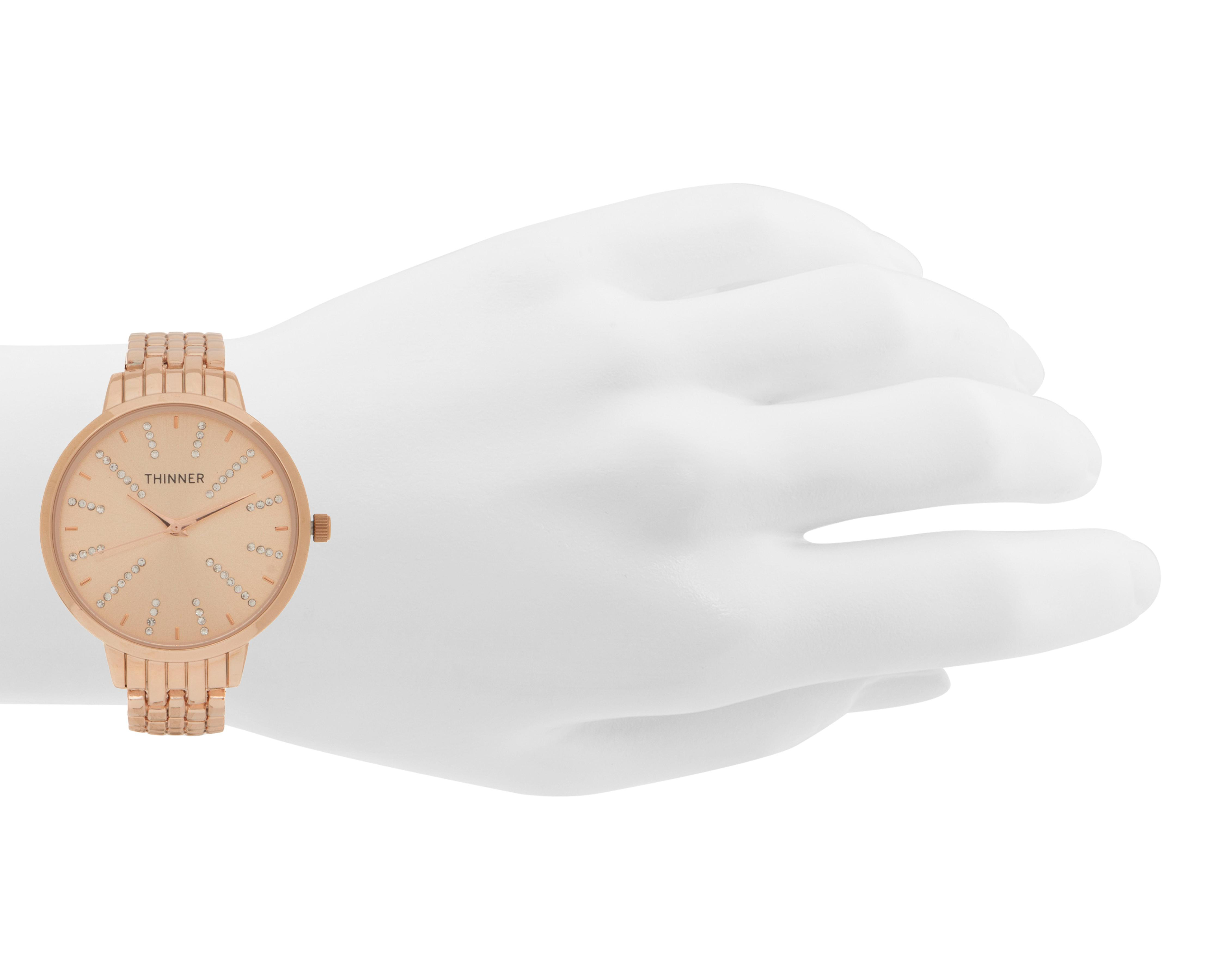 Foto 5 pulgar | Reloj para Mujer Thinner Rose Gold COP-021-0823