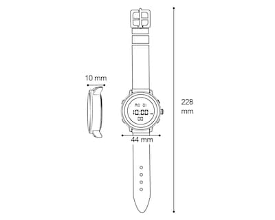 Foto 6 | Reloj Refill 14381G-42-G39 Negro