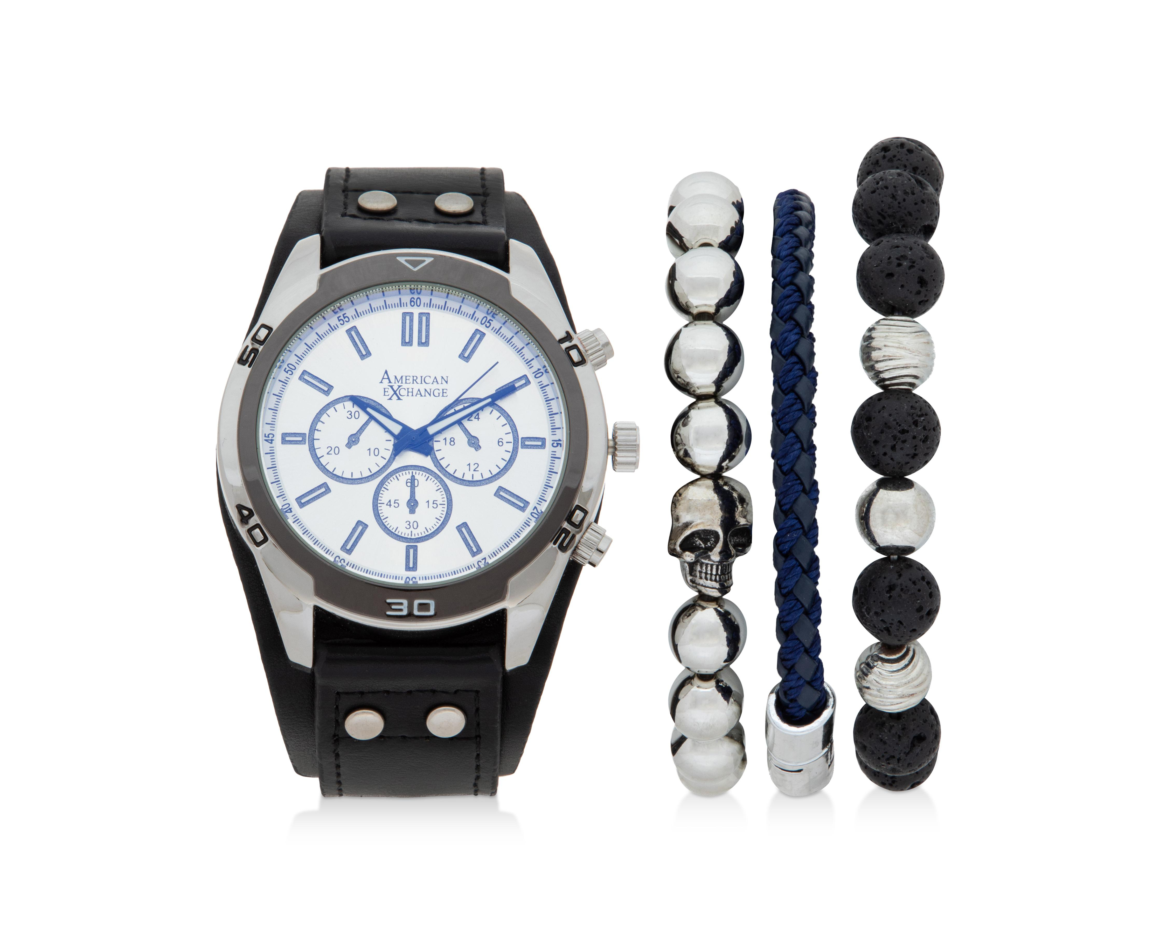 Foto 1 | Reloj American Exchange 9799S-42-B02 con 3 Accesorios