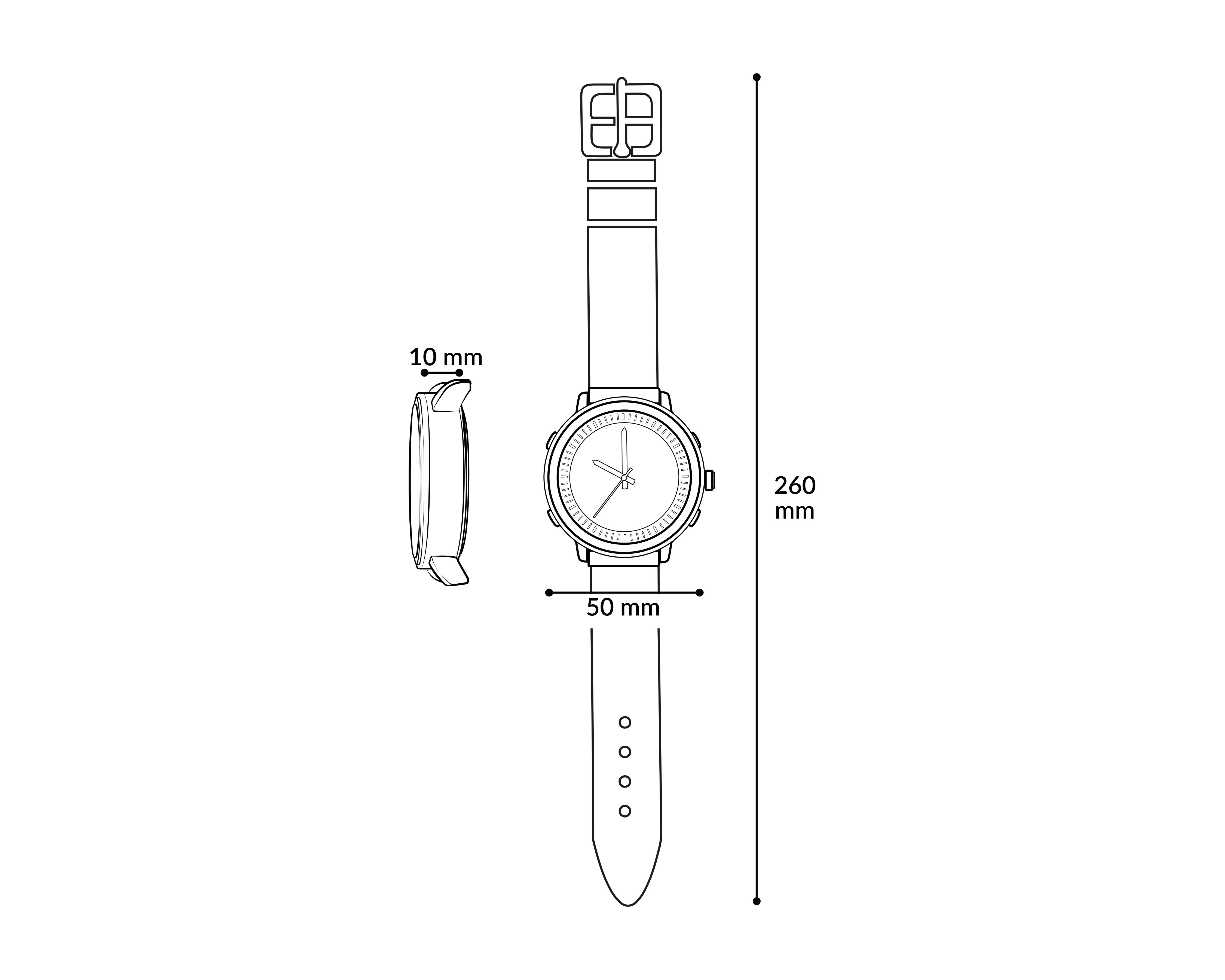 Foto 7 | Reloj American Exchange 9799S-42-B02 con 3 Accesorios