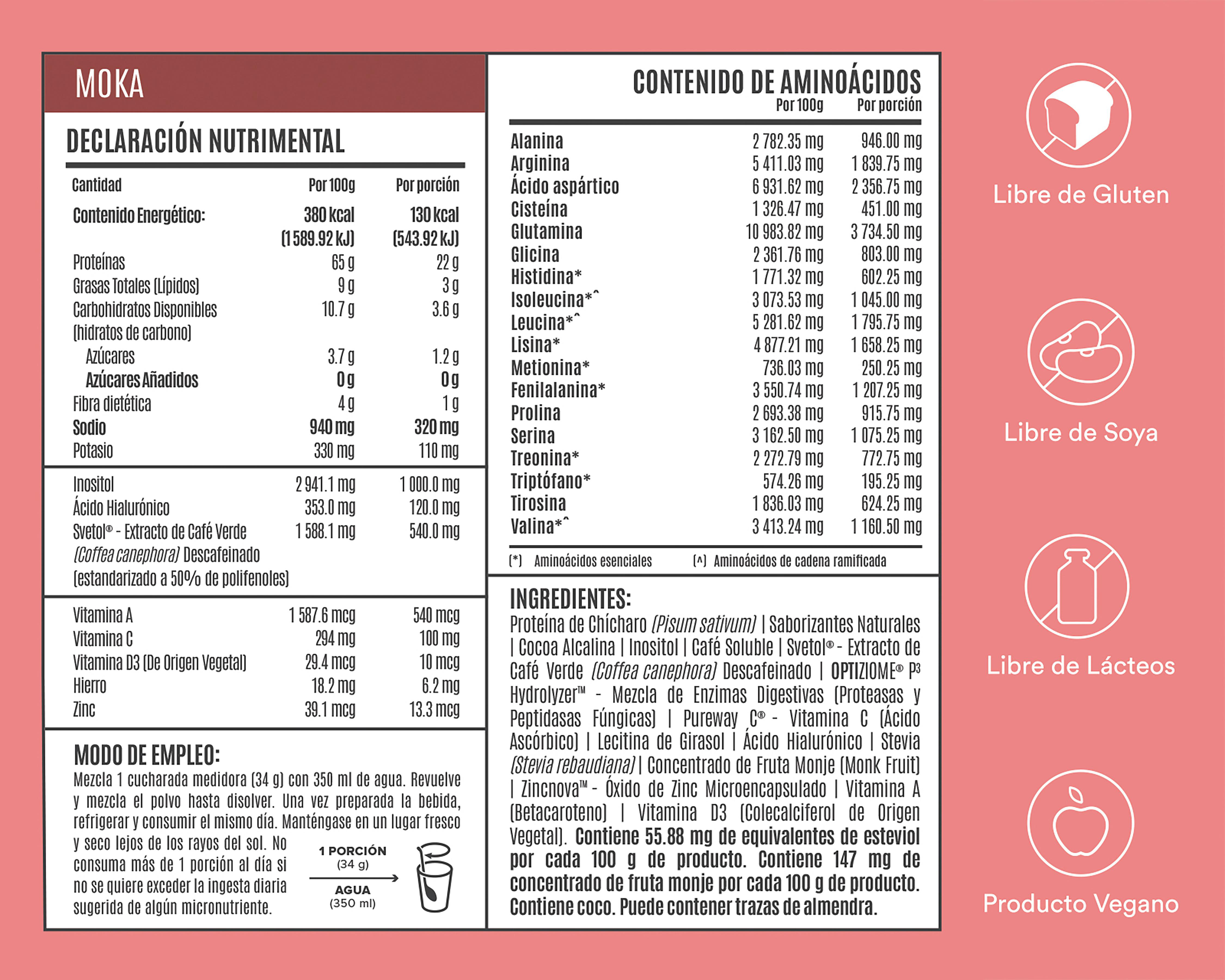 Foto 4 pulgar | Proteína Vegetal Birdman Fitmingo Sabor Moka 510 g