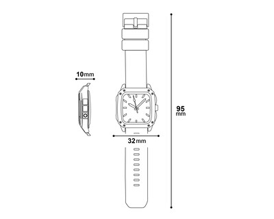 Foto 7 | Reloj para Mujer Sahara SA001CA Dorado-Plateado