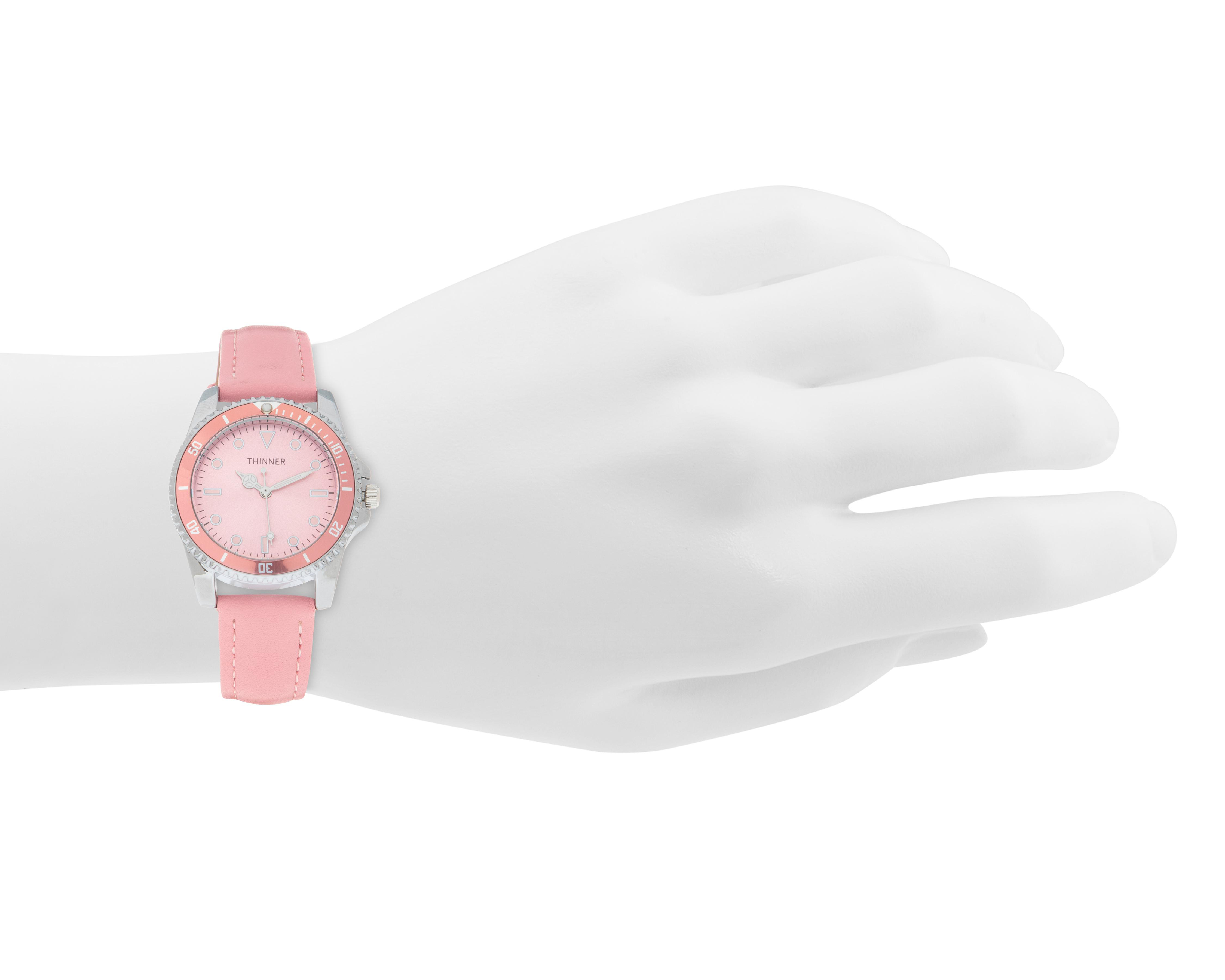 Foto 5 pulgar | Reloj Thinner AMV230760 Rosa