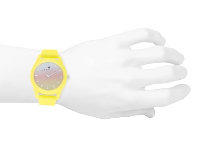 Foto 4 | Reloj para Mujer Refill AMV230761 Amarillo