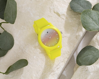Foto 5 | Reloj para Mujer Refill AMV230761 Amarillo