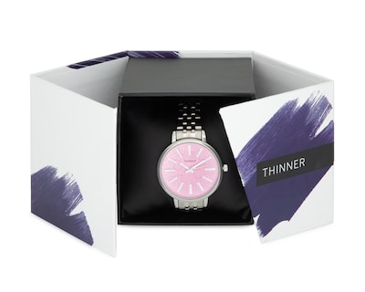 Foto 5 | Reloj para Mujer Thinner LW5646A Plateado