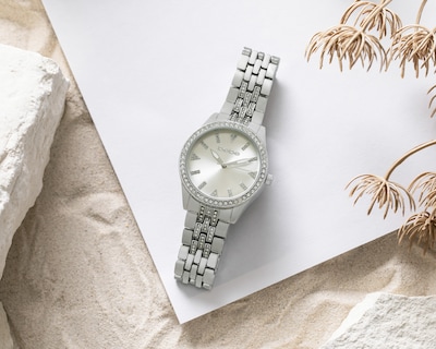 Foto 6 | Reloj para Mujer Bebe P4119 Plateado