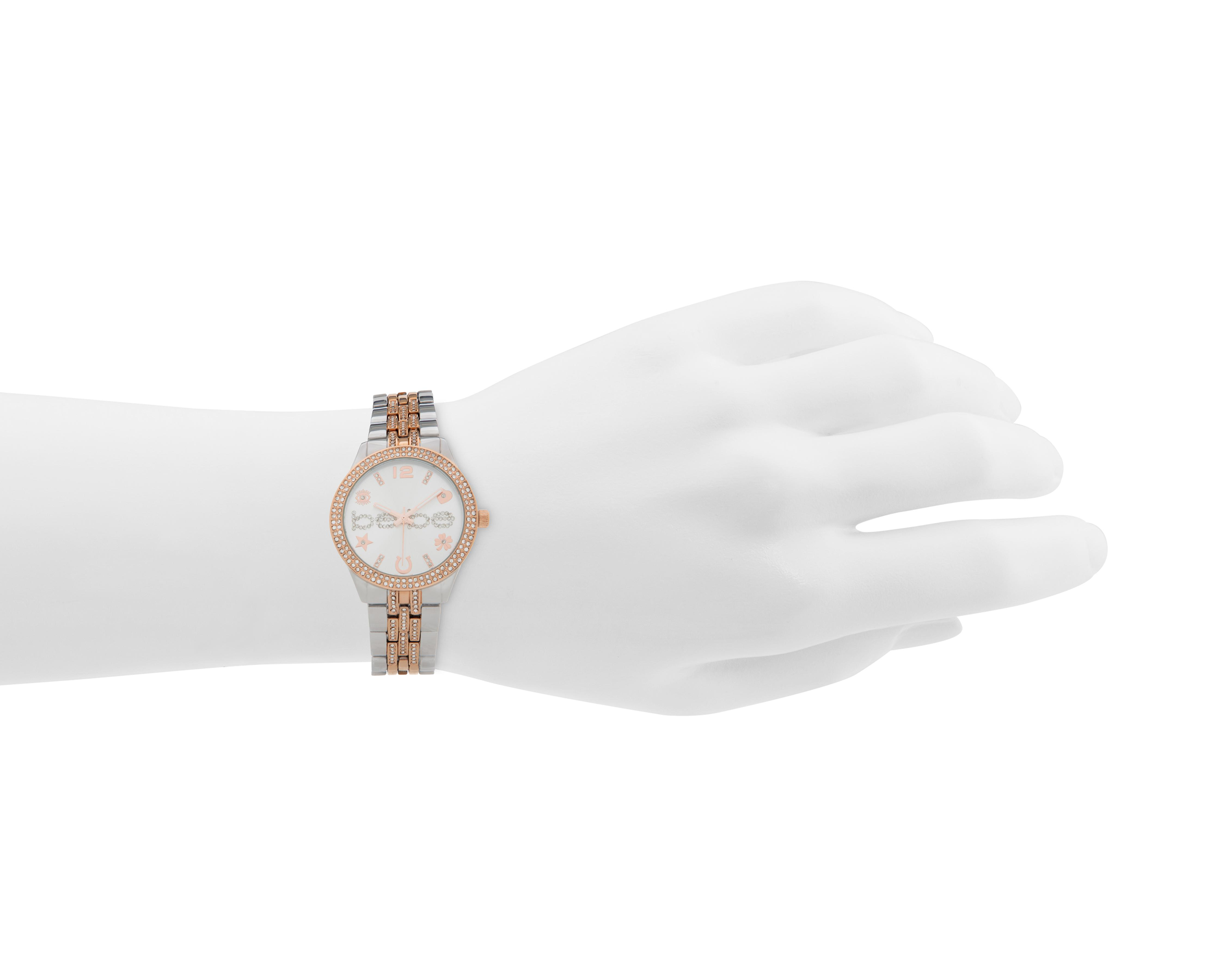 Foto 4 | Reloj Bebe 21122731 Plateado-Oro Rosa