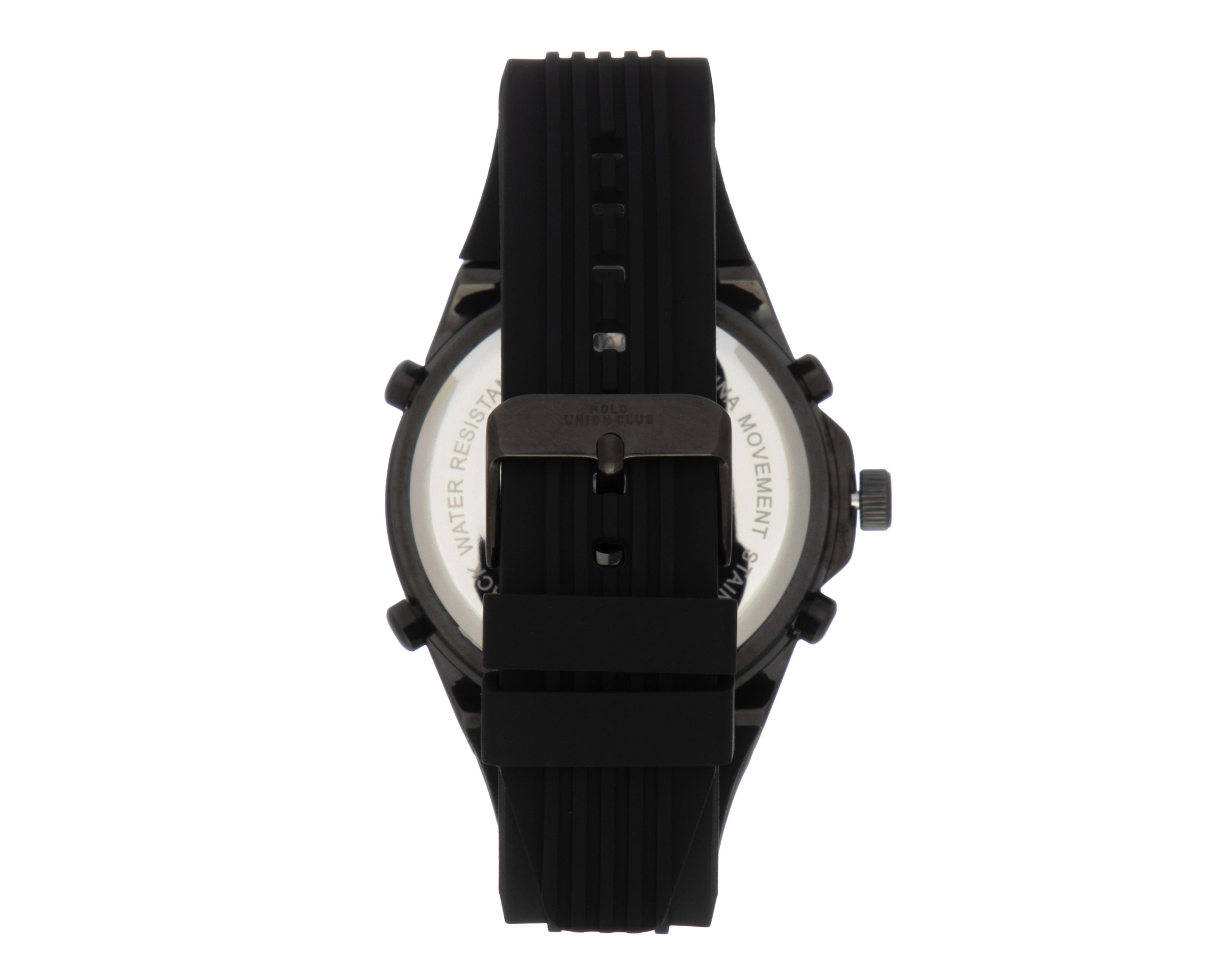 Foto 4 pulgar | Reloj Polo Union Club 15752-B2 Negro