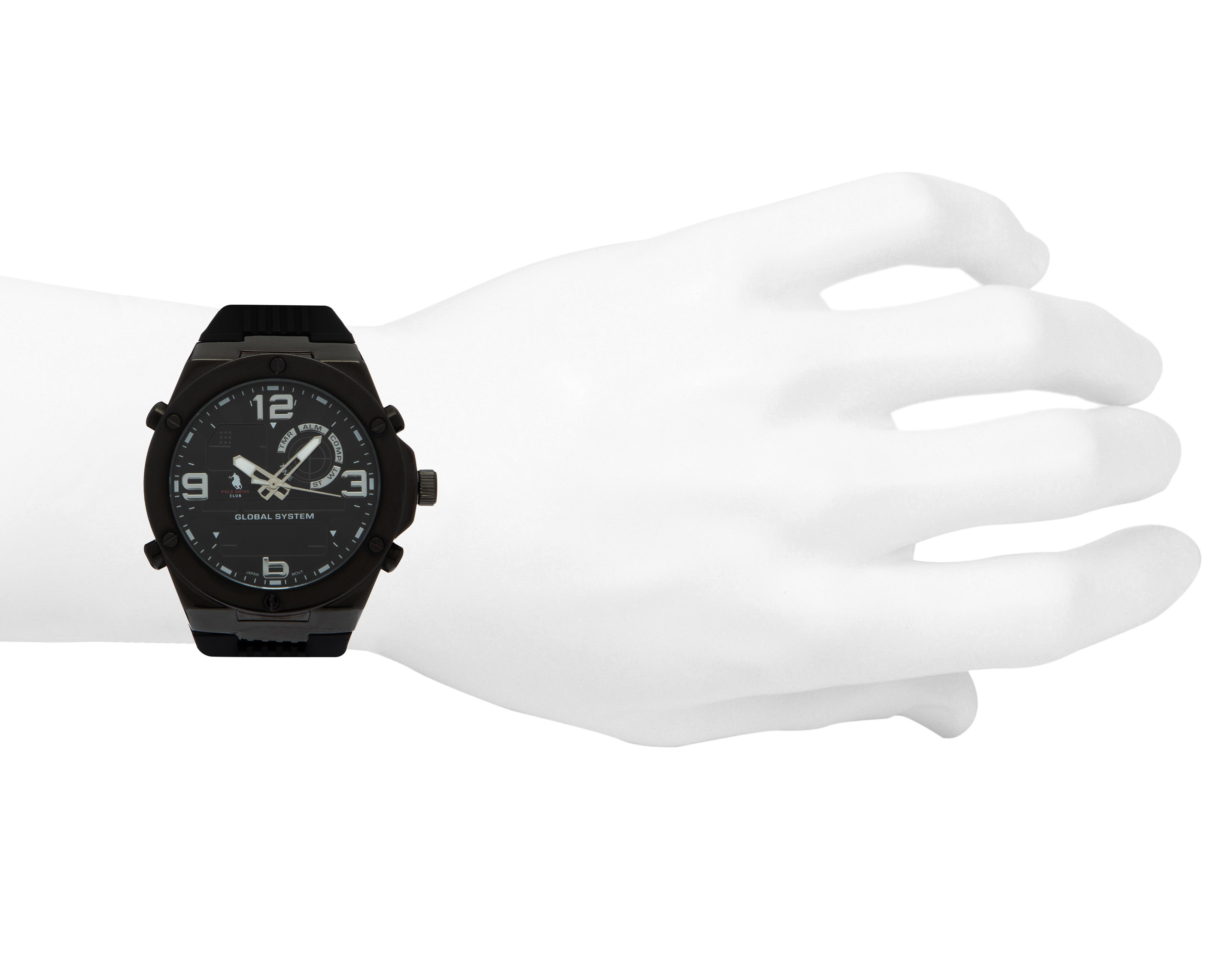 Foto 5 pulgar | Reloj Polo Union Club 15752-B2 Negro