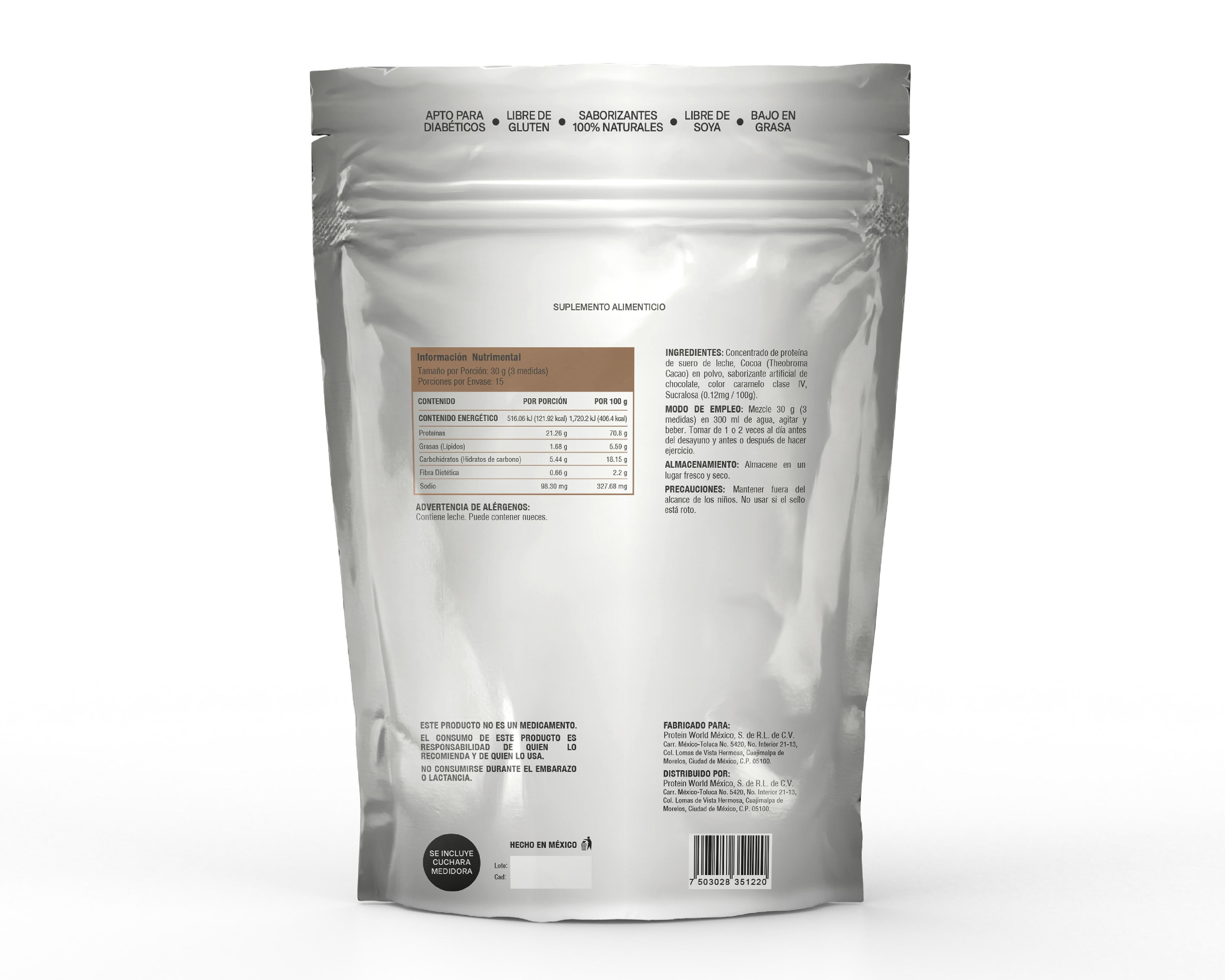 Foto 4 pulgar | Proteína Fitboost Slim Fit Sabor Chocolate sin Gluten 450 g