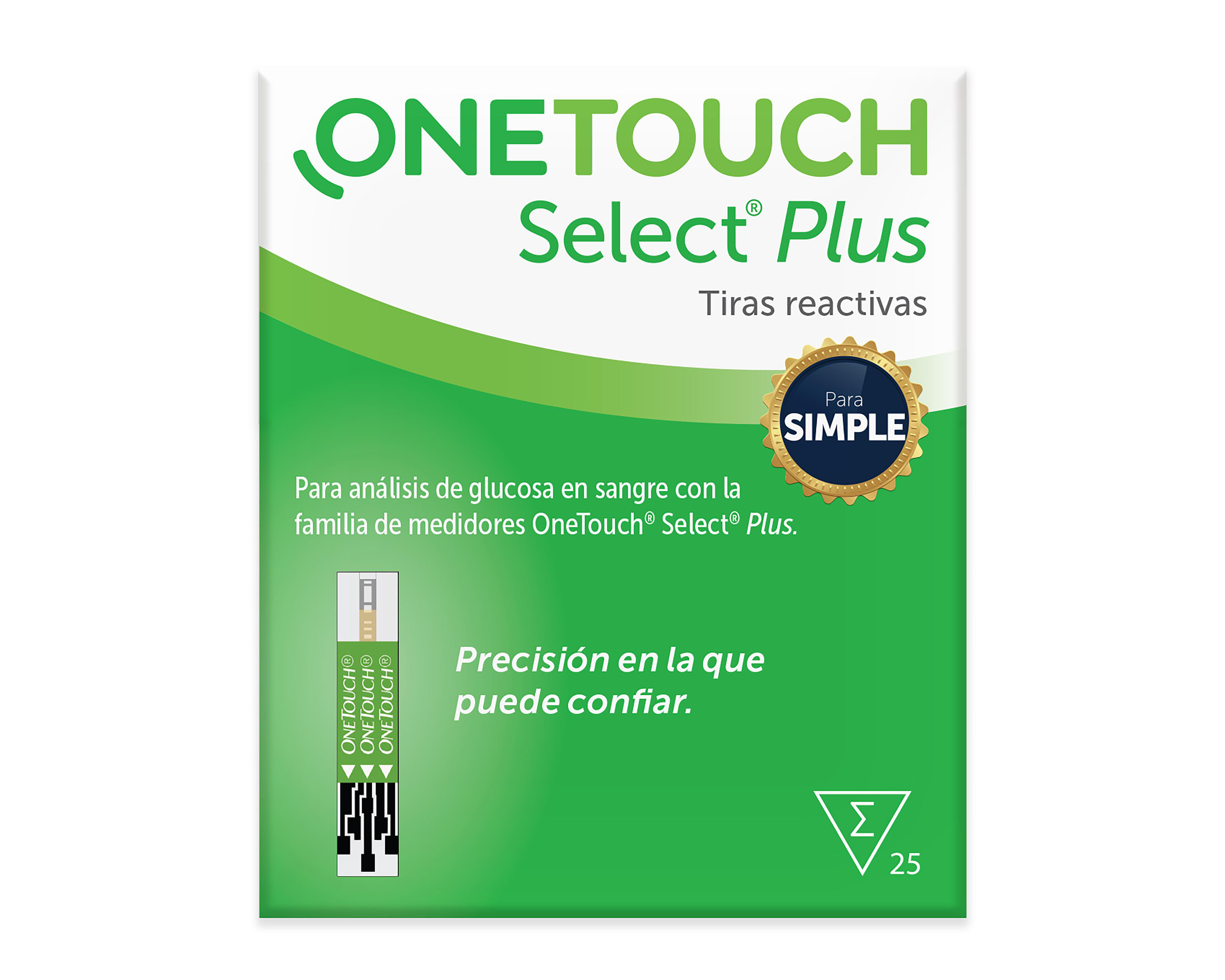 Foto 1 | Tiras Reactivas One Touch 24 Piezas