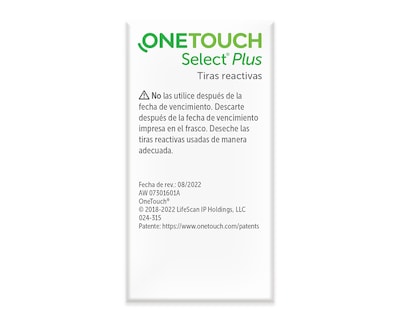 Foto 2 | Tiras Reactivas One Touch 24 Piezas