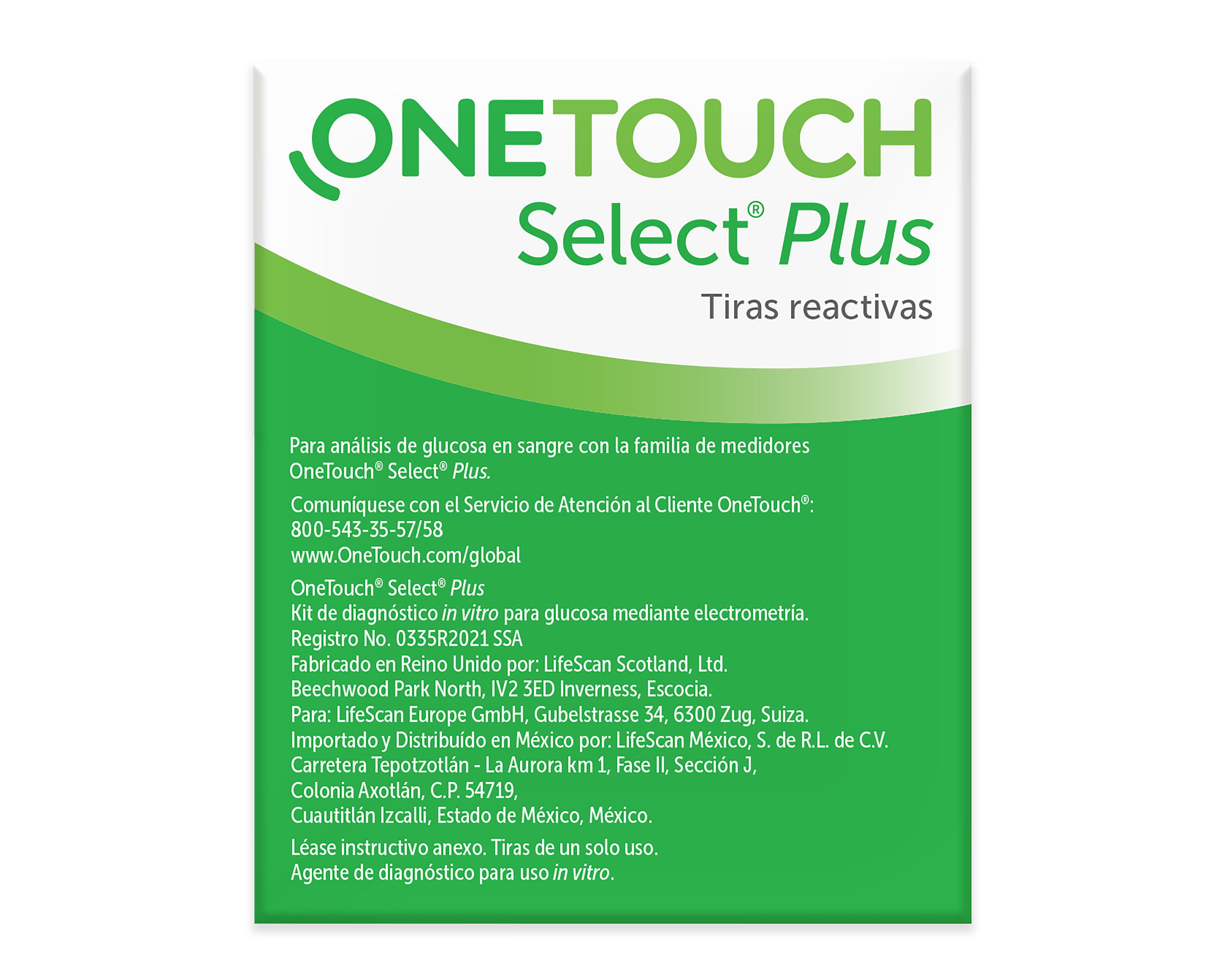 Foto 3 | Tiras Reactivas One Touch 24 Piezas