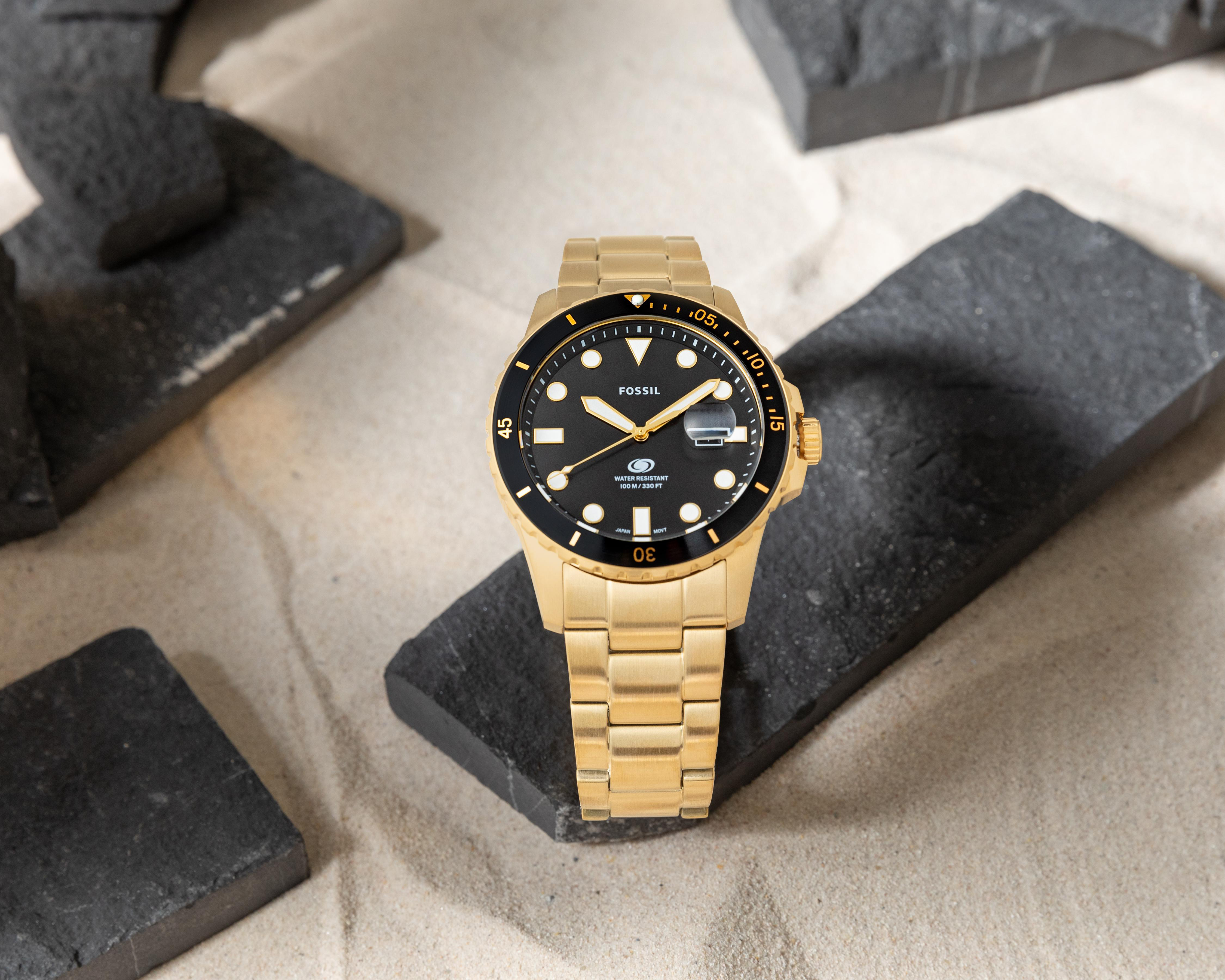 Foto 7 pulgar | Reloj para Hombre Fossil FS6035 Dorado