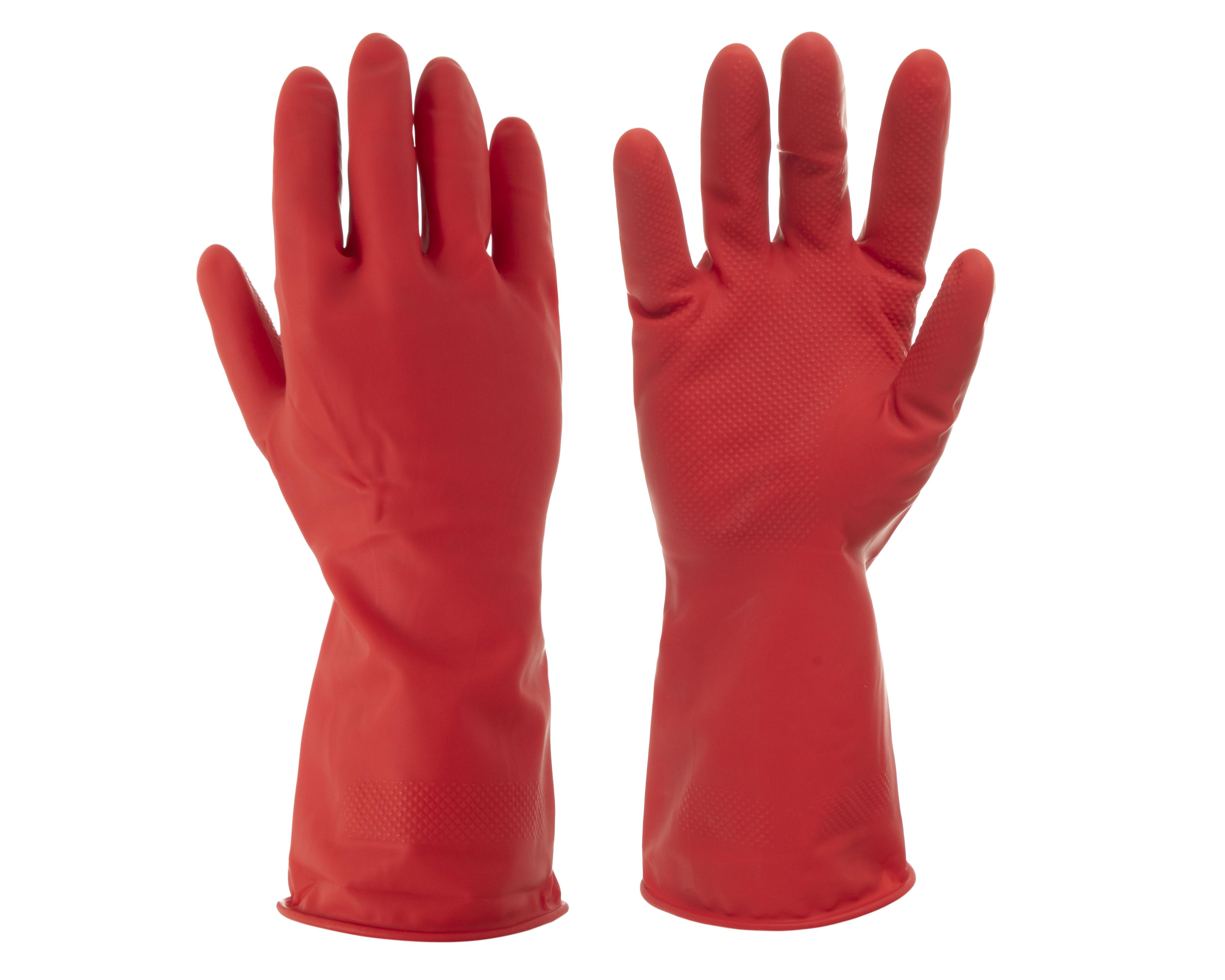 Guantes de Látex para Limpieza Oval Mediano $29