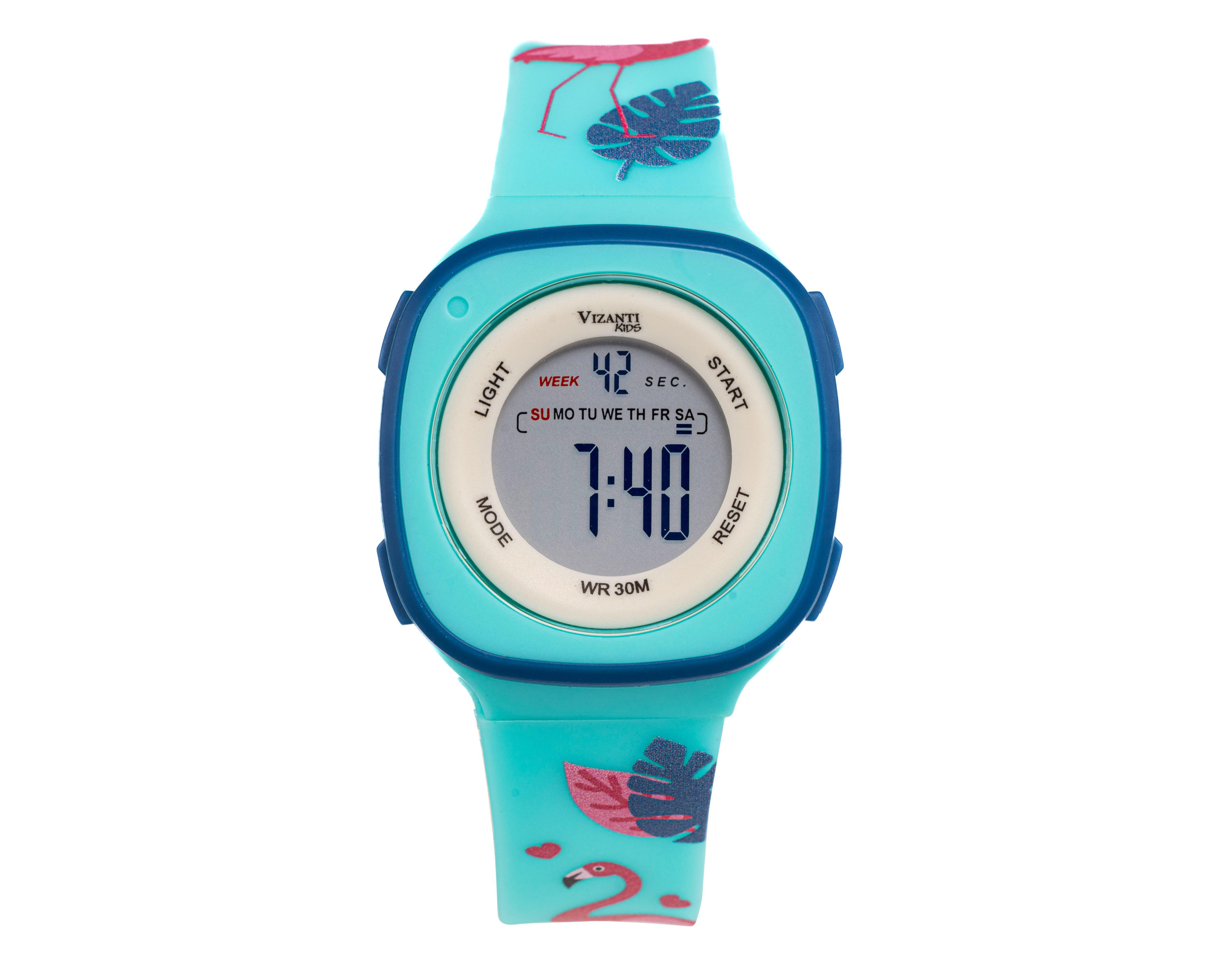 Foto 2 pulgar | Reloj Infantil Vizanti Kids VK2207AFL Azul Turquesa