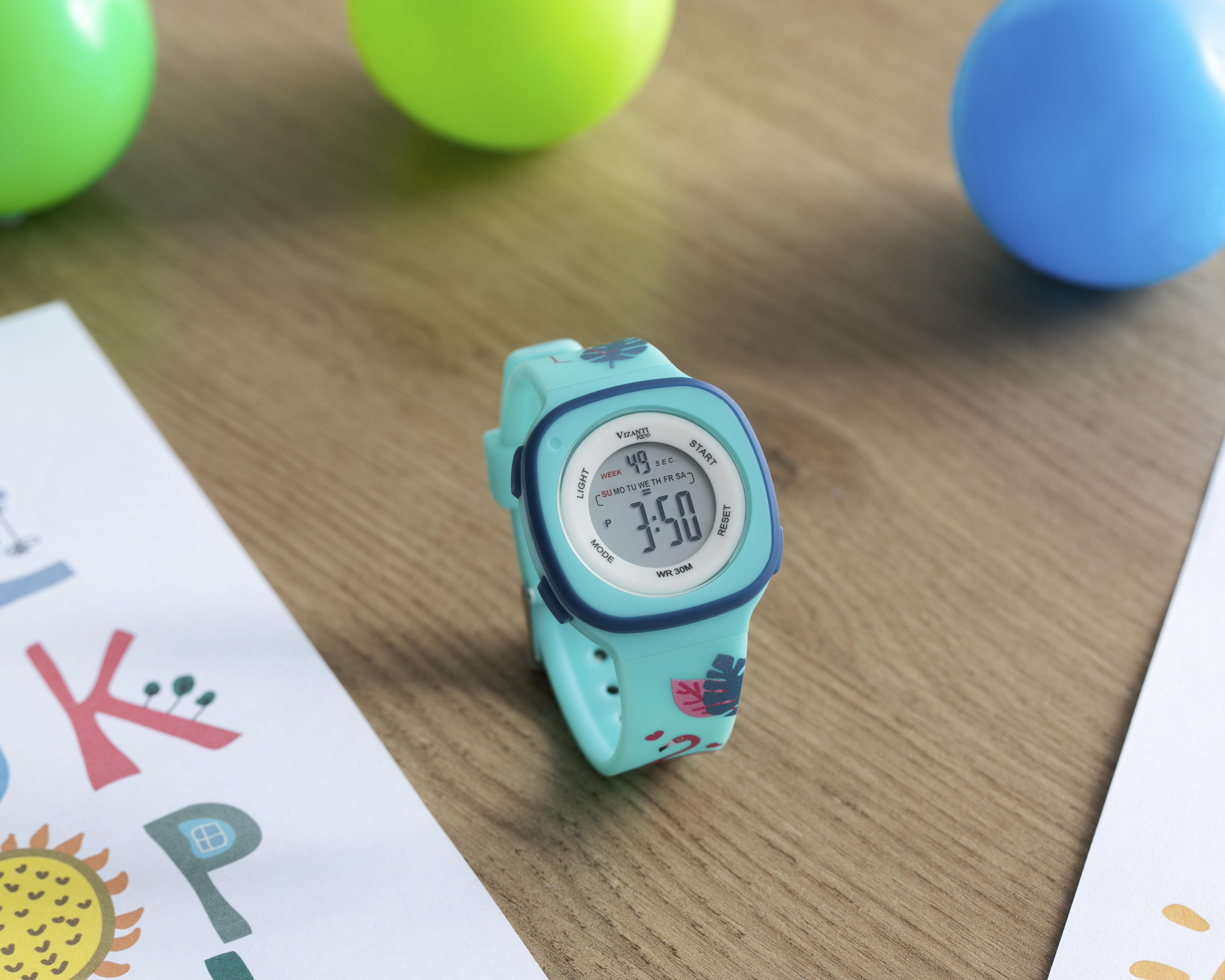 Foto 6 pulgar | Reloj Infantil Vizanti Kids VK2207AFL Azul Turquesa