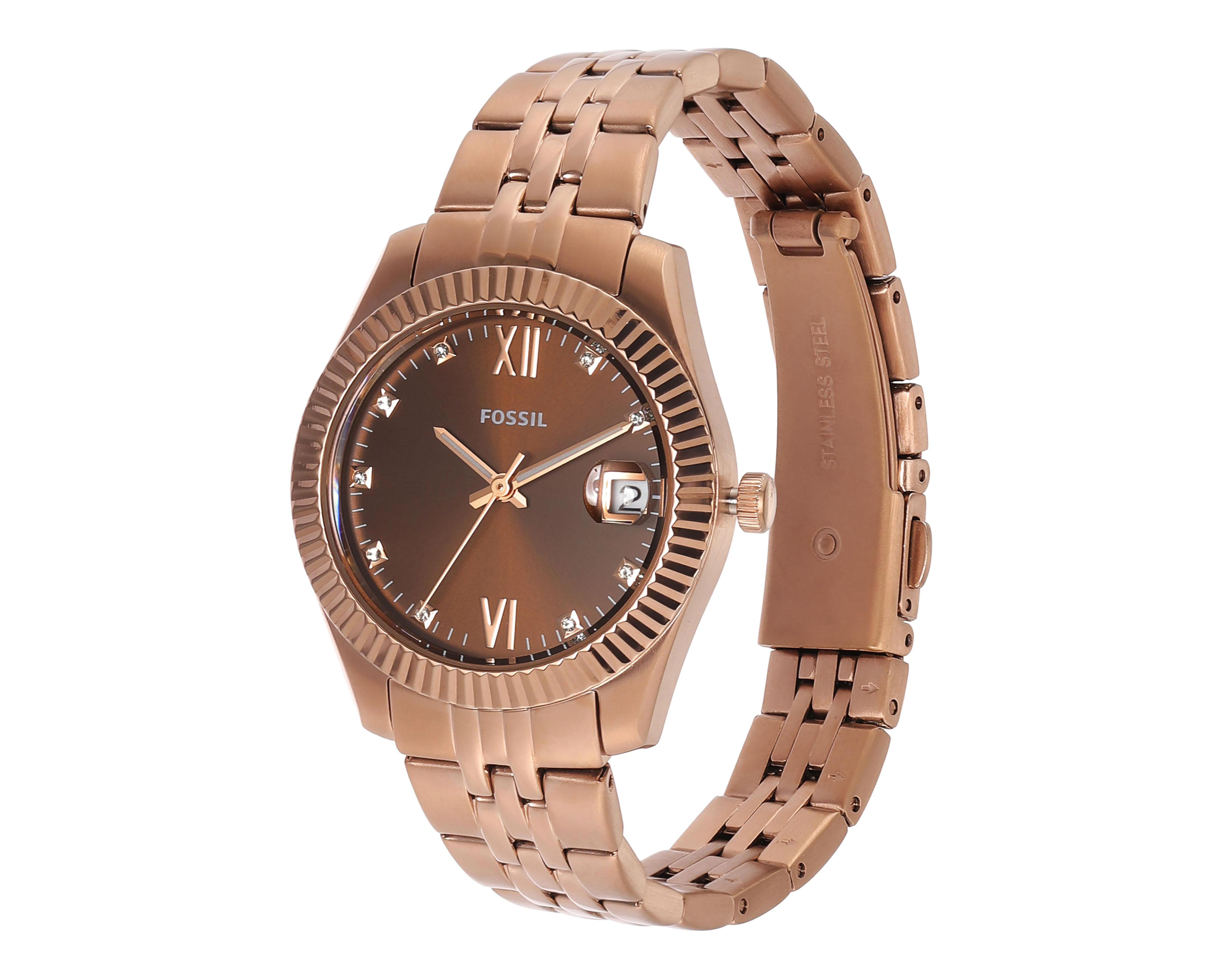 Foto 2 | Reloj Fossil ES5324 Oro Rosa