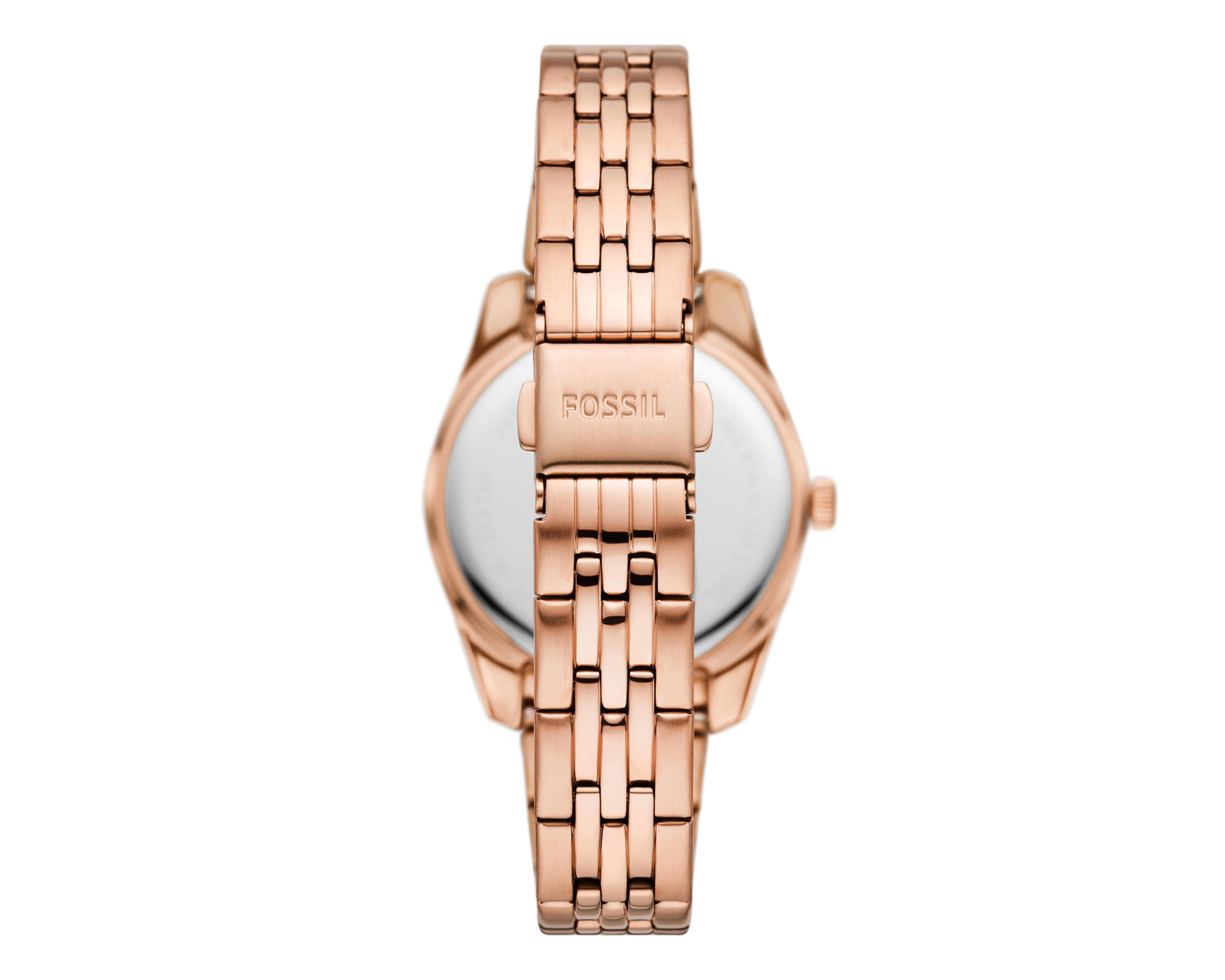 Foto 4 | Reloj Fossil ES5324 Oro Rosa