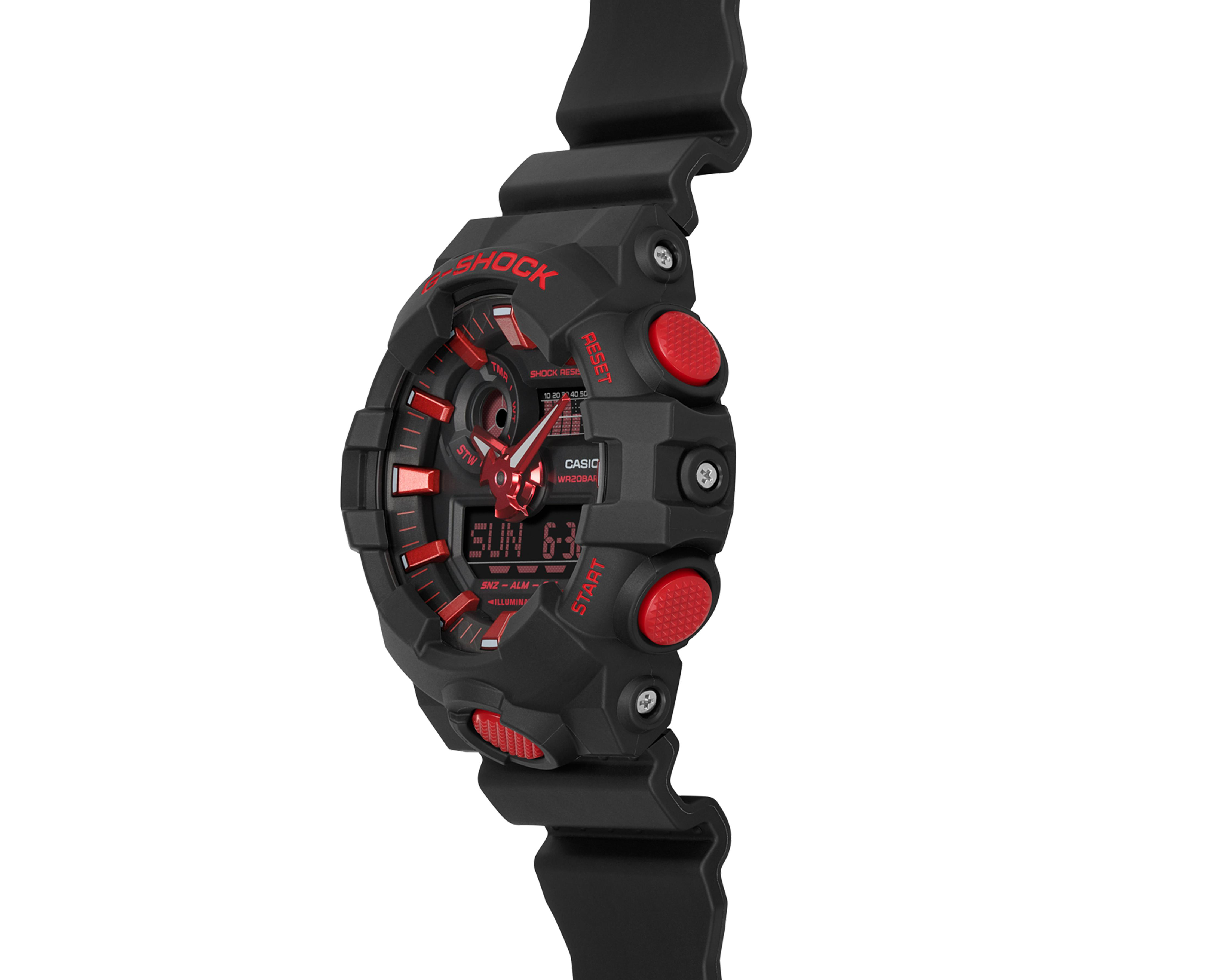 Foto 3 pulgar | Reloj Casio GA-700BNR-1ACR Negro
