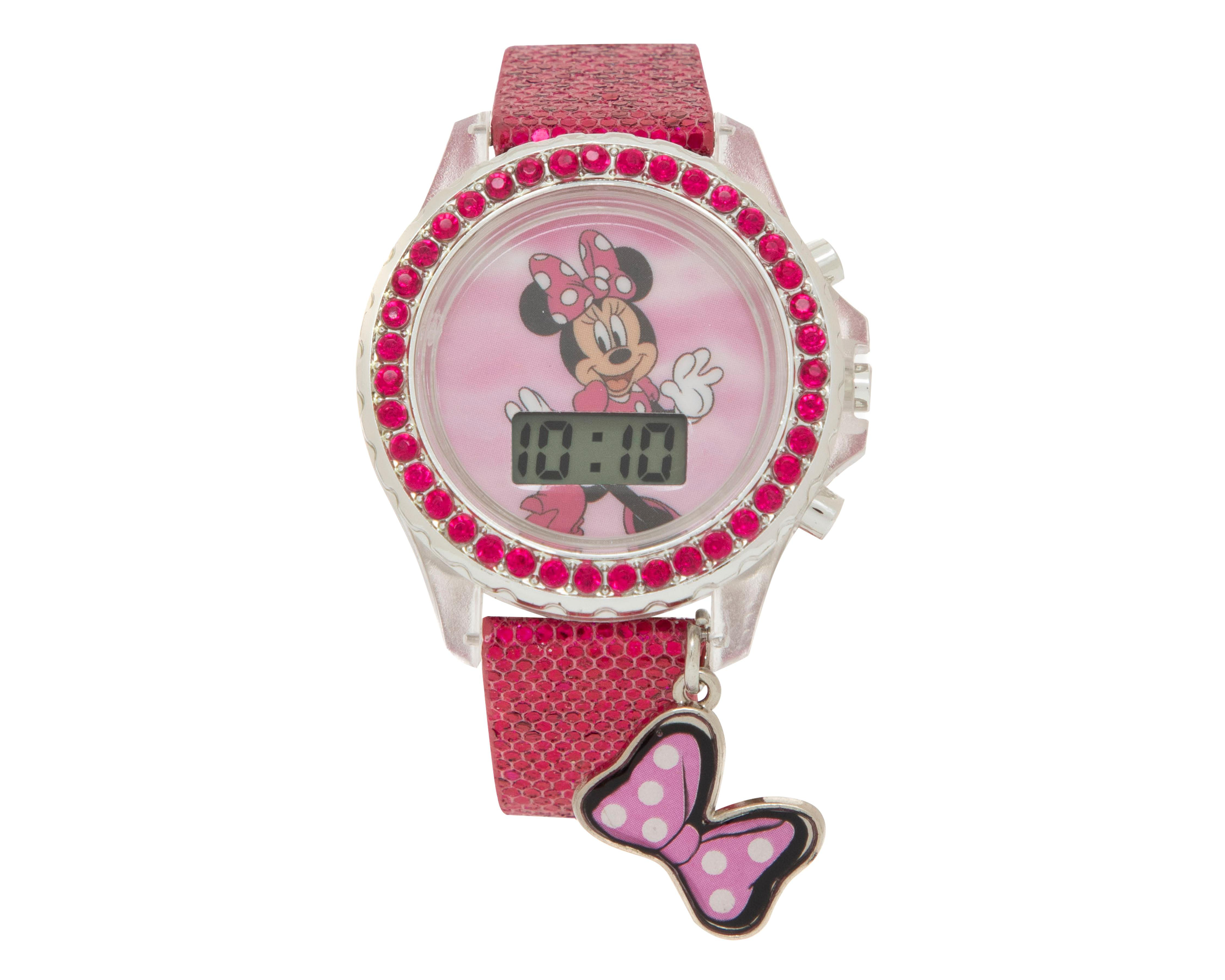 Foto 2 pulgar | Reloj Infantil Disney Minnie Mouse Rosa
