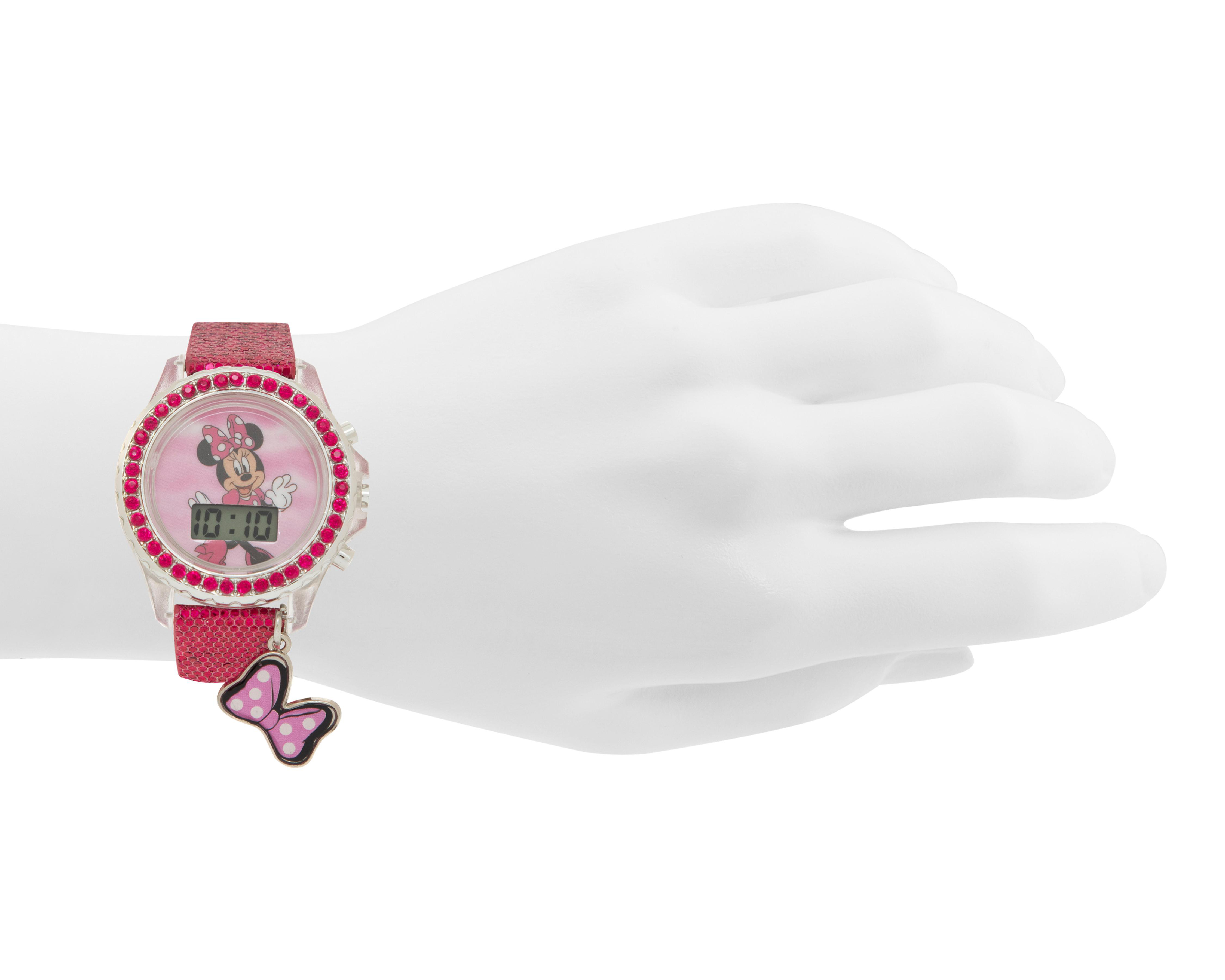 Foto 5 pulgar | Reloj Infantil Disney Minnie Mouse Rosa