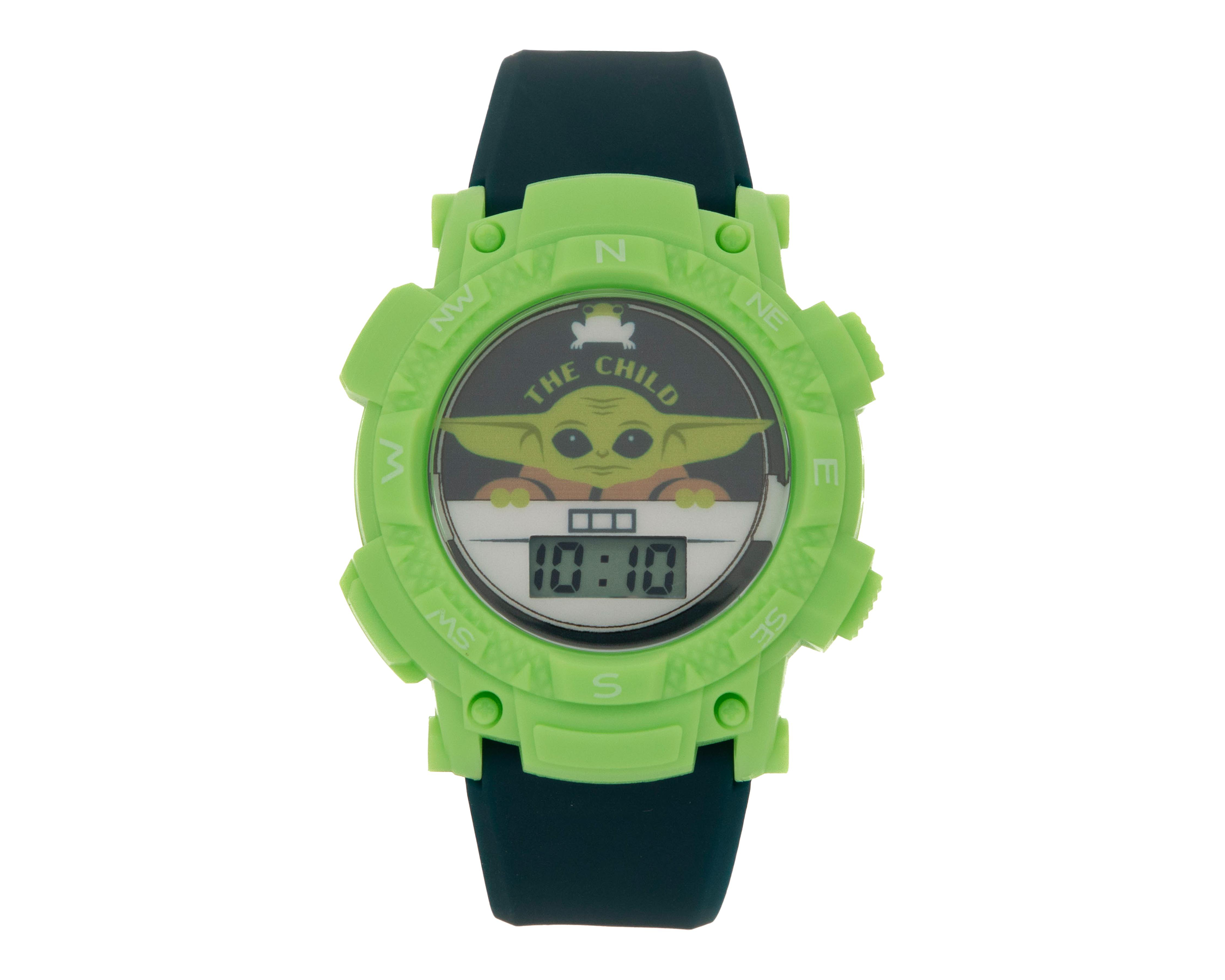 Foto 2 pulgar | Reloj Infantil Star Wars Baby Yoda Verde