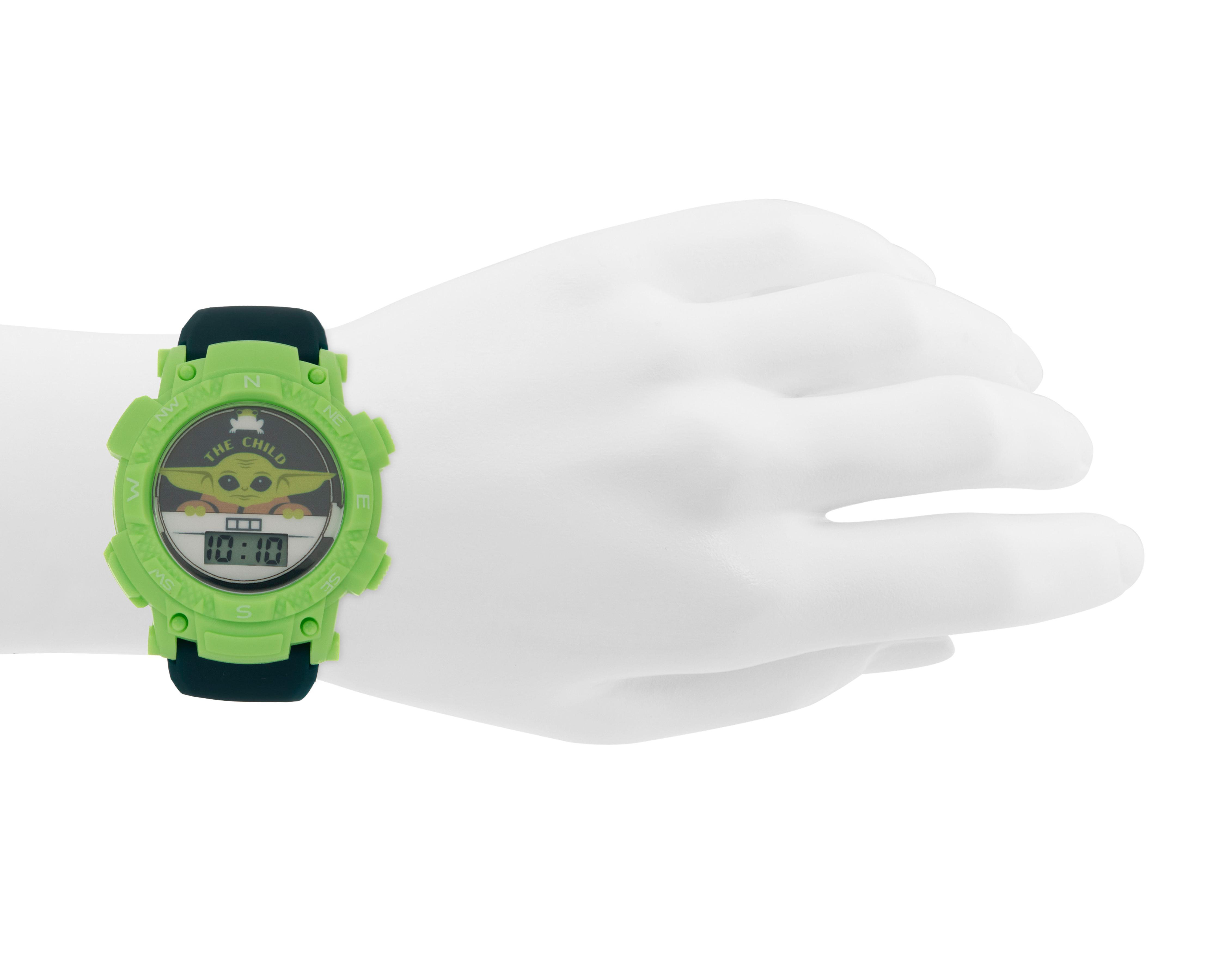 Foto 5 pulgar | Reloj Infantil Star Wars Baby Yoda Verde