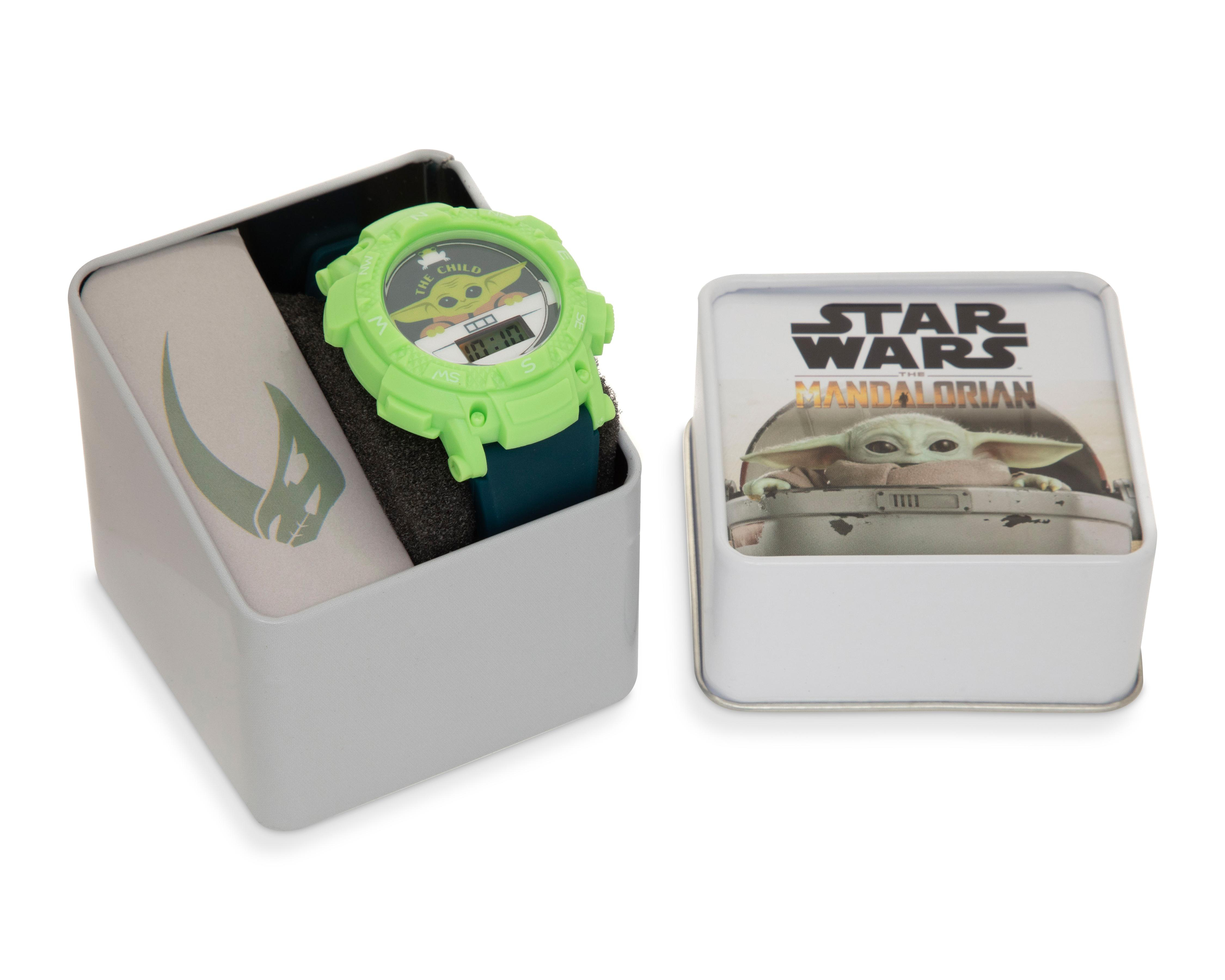 Foto 6 pulgar | Reloj Infantil Star Wars Baby Yoda Verde