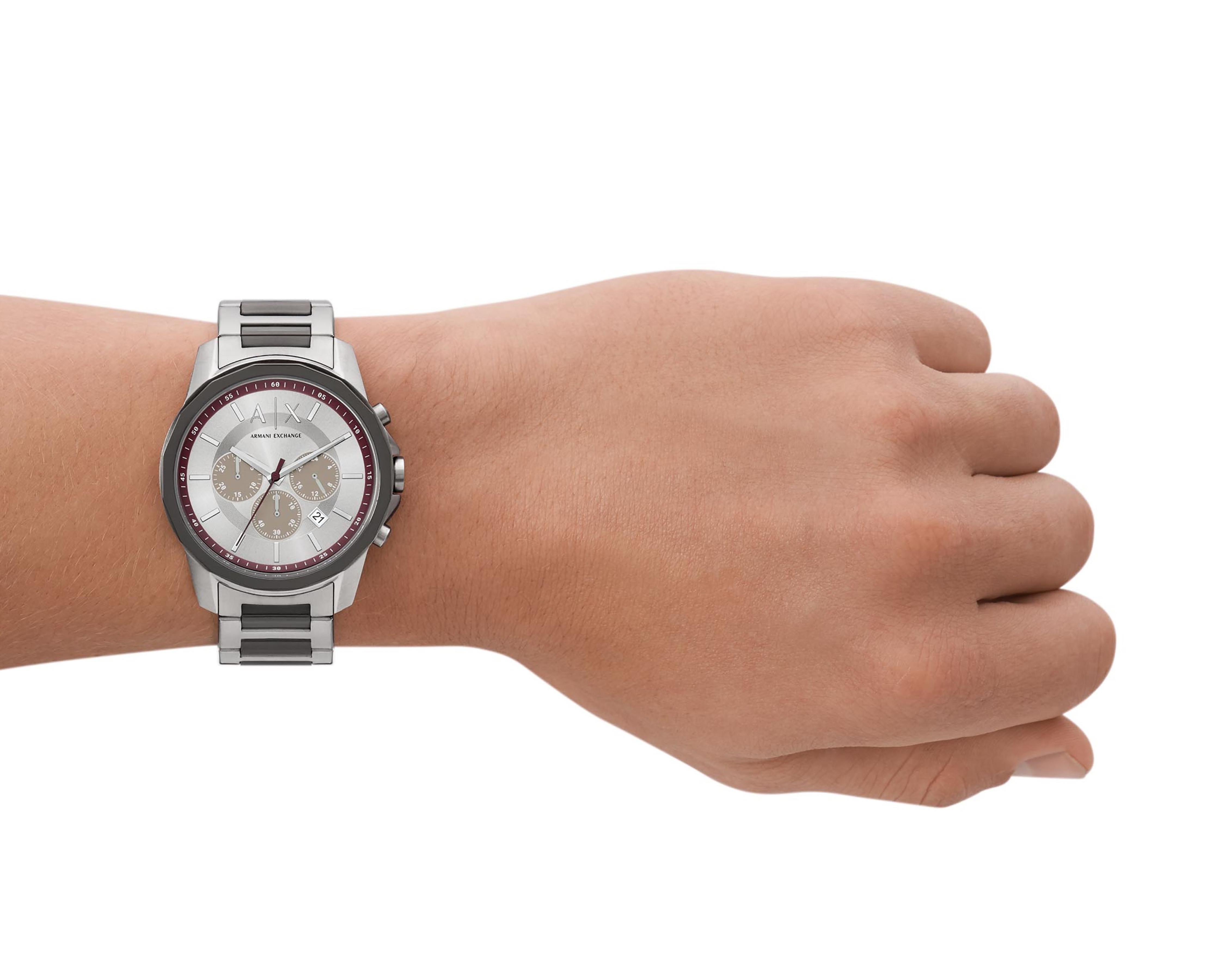 Foto 6 pulgar | Reloj Armani Exchange AX1745 Gris