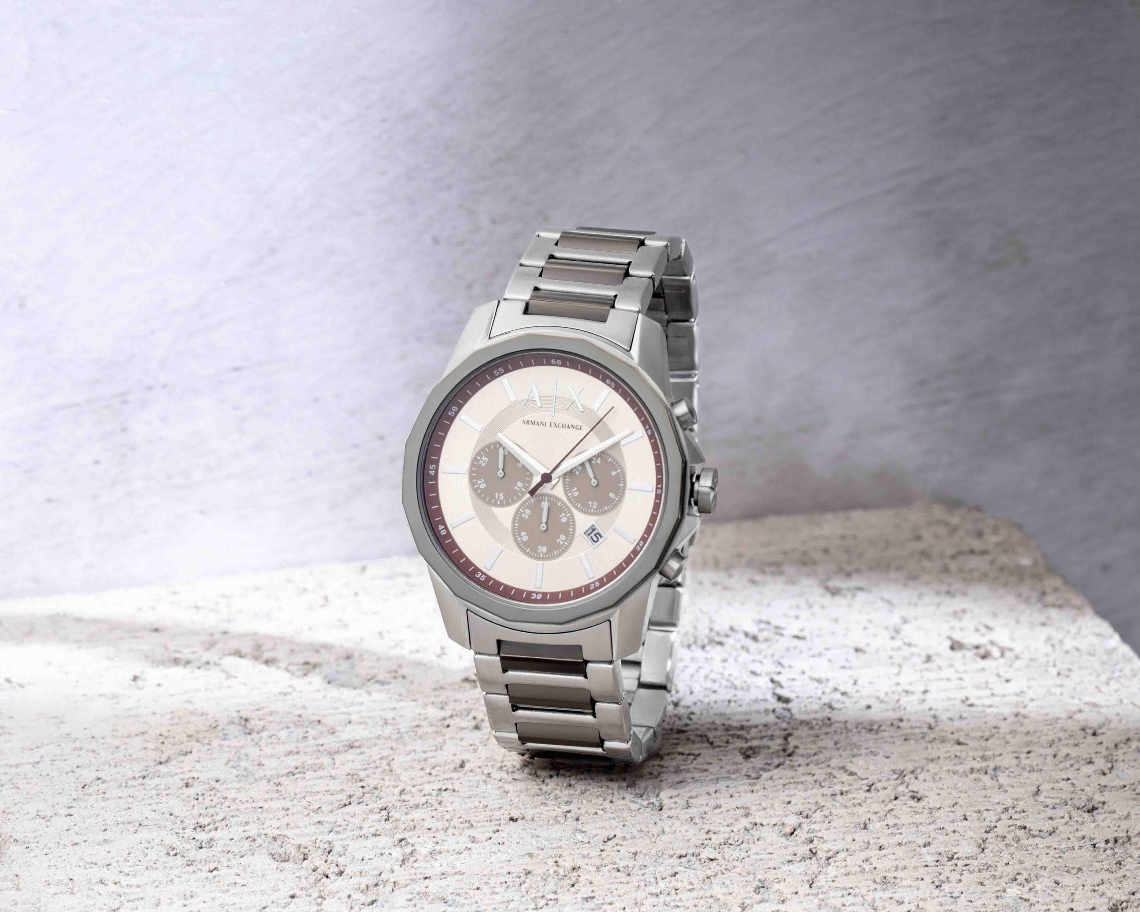 Foto 7 pulgar | Reloj Armani Exchange AX1745 Gris