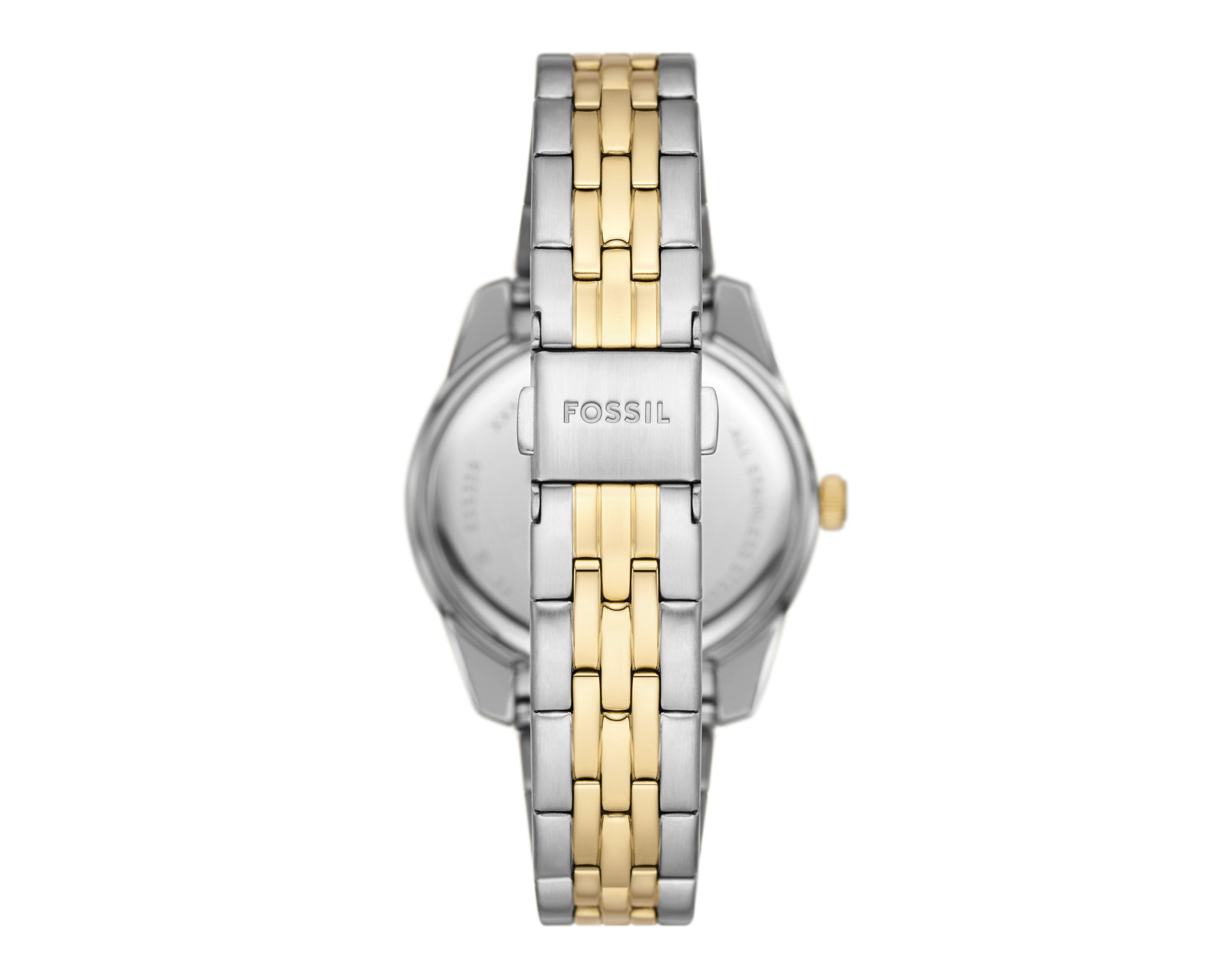 Foto 4 pulgar | Reloj Fossil Scarlette ES5337 Dorado-Plateado
