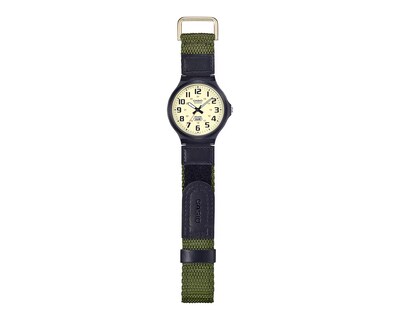 Foto 2 | Reloj para Hombre Casio MW-240B-3BVCF Café-Verde
