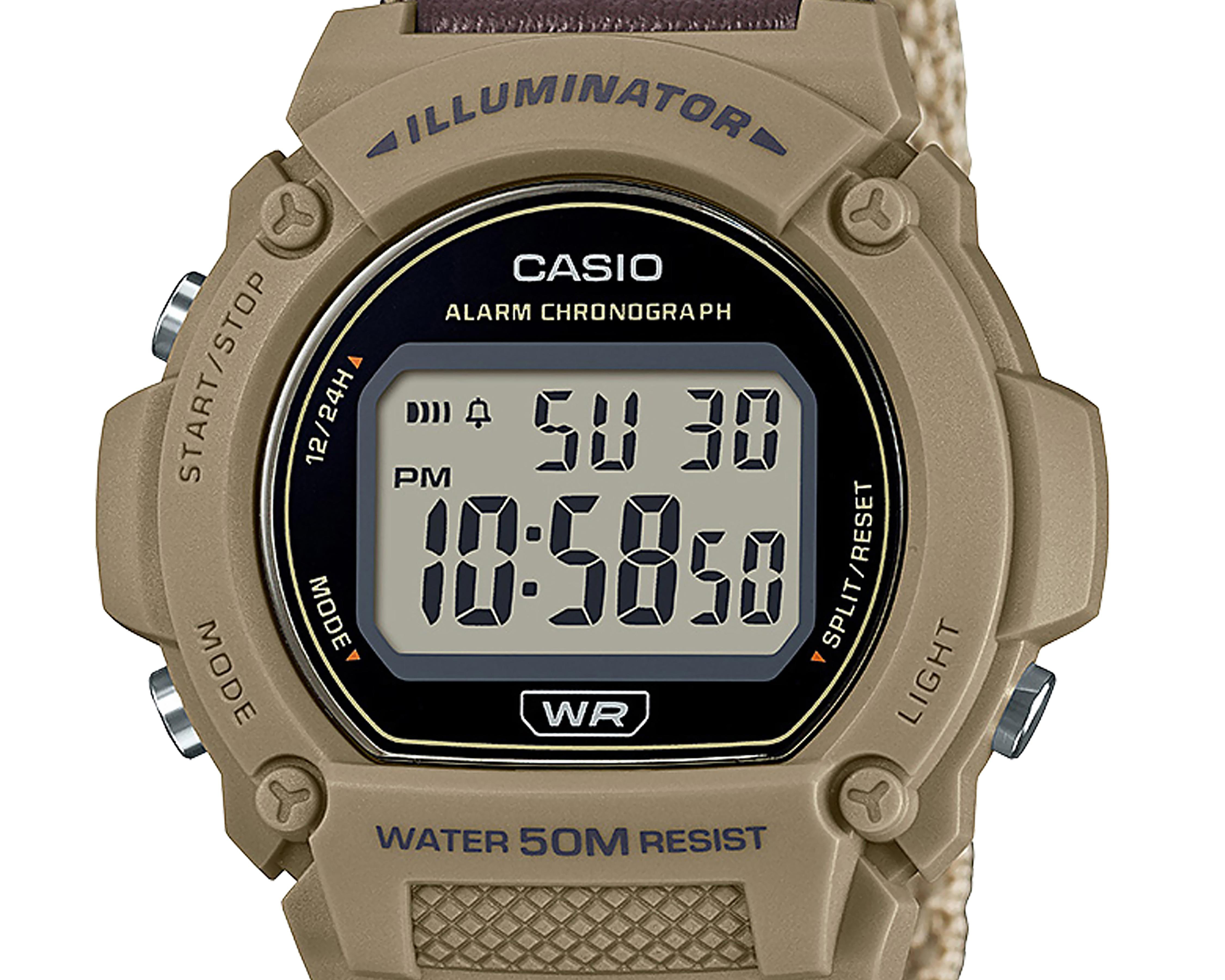 Foto 4 pulgar | Reloj Casio MW-240B-3BVCF Café-Dorado