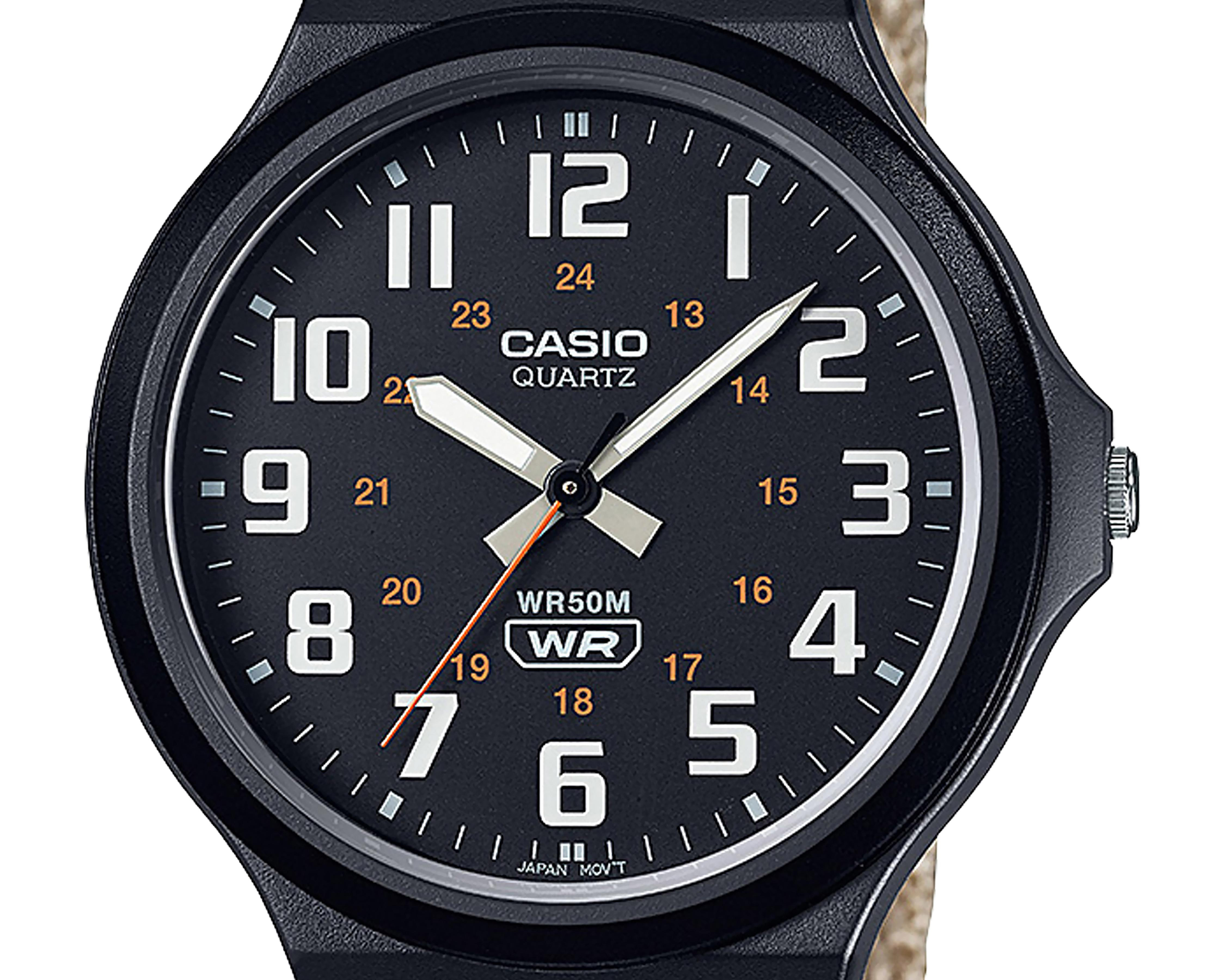 Foto 4 pulgar | Reloj Casio MW-240B-5BVCF Café-Dorado