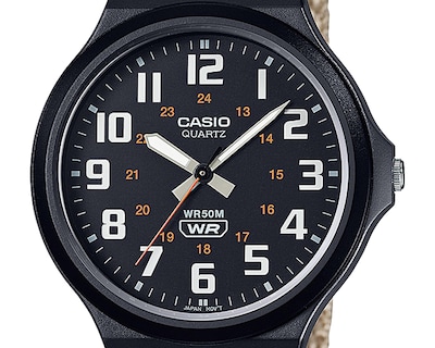 Foto 3 | Reloj para Hombre Casio MW-240B-5BVCF Café-Dorado