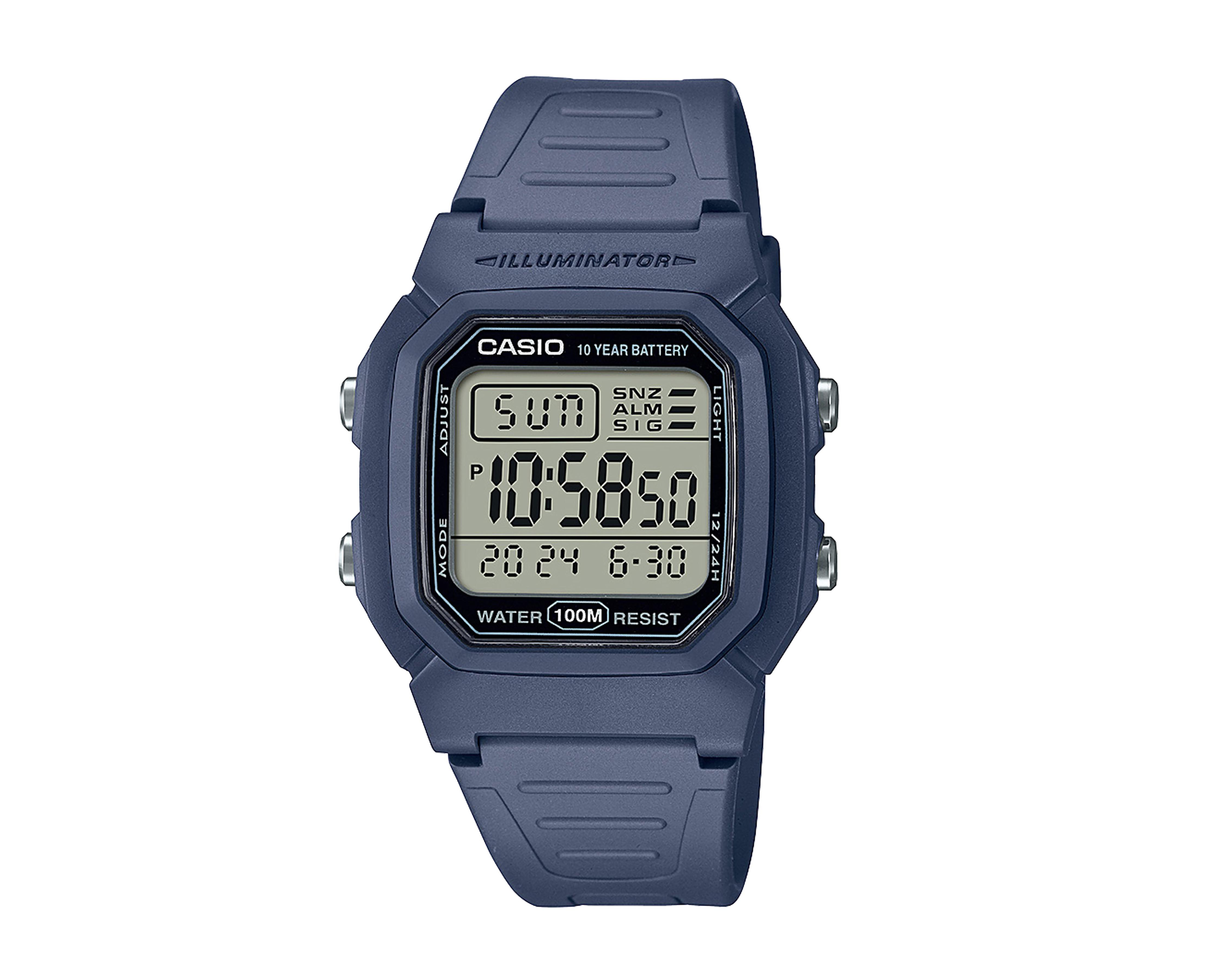 Foto 2 pulgar | Reloj Casio W800H-2AVCF Azul