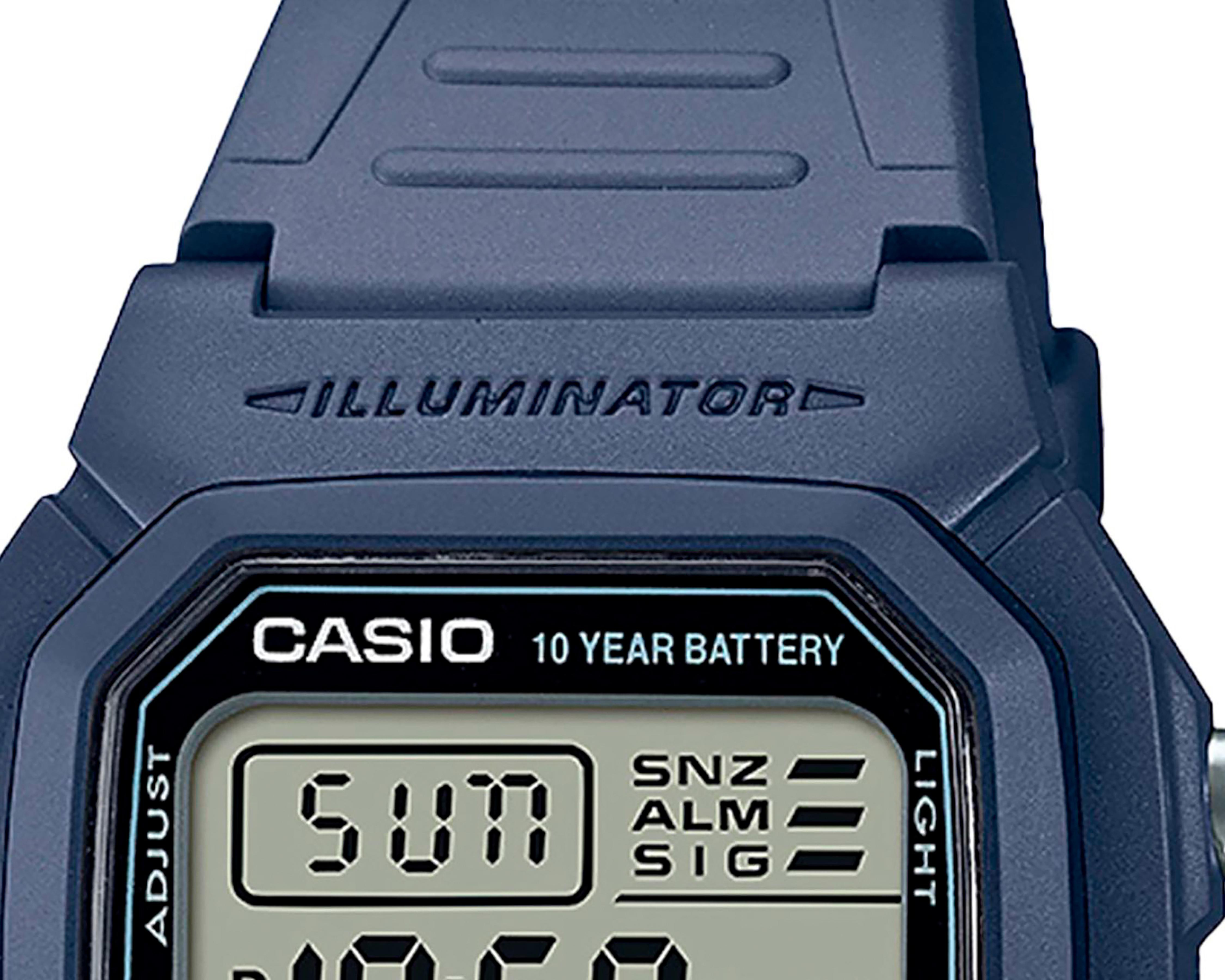 Foto 4 pulgar | Reloj Casio W800H-2AVCF Azul