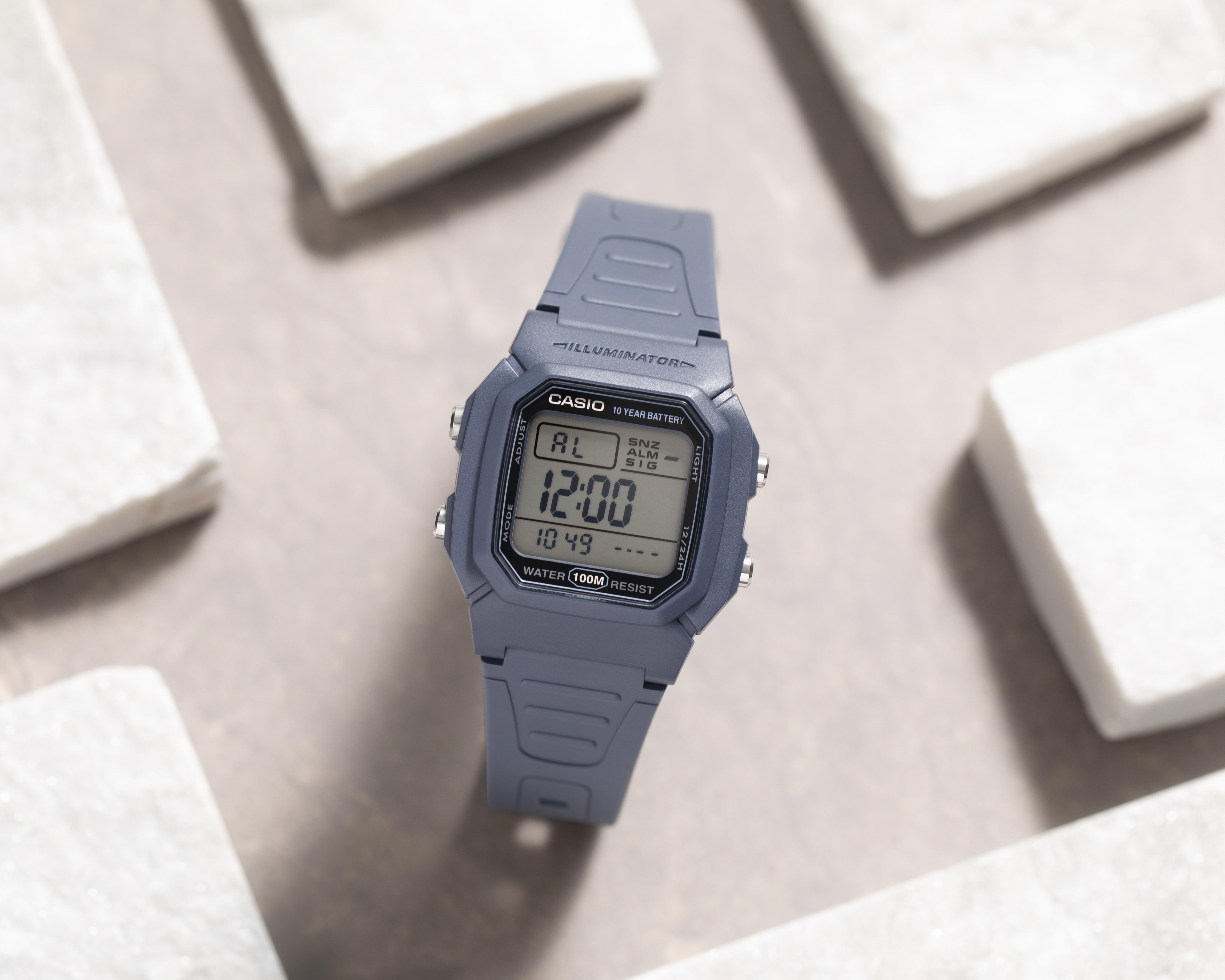 Foto 4 | Reloj Casio W800H-2AVCF Azul