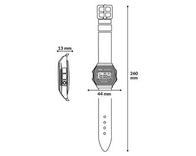 Foto 5 | Reloj para Hombre Casio W800H-2AVCF Azul