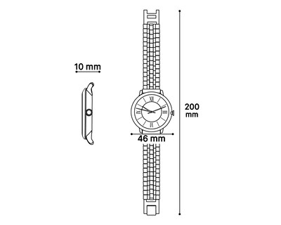 Foto 9 | Reloj Folio FMDAL1184 con 4 Accesorios