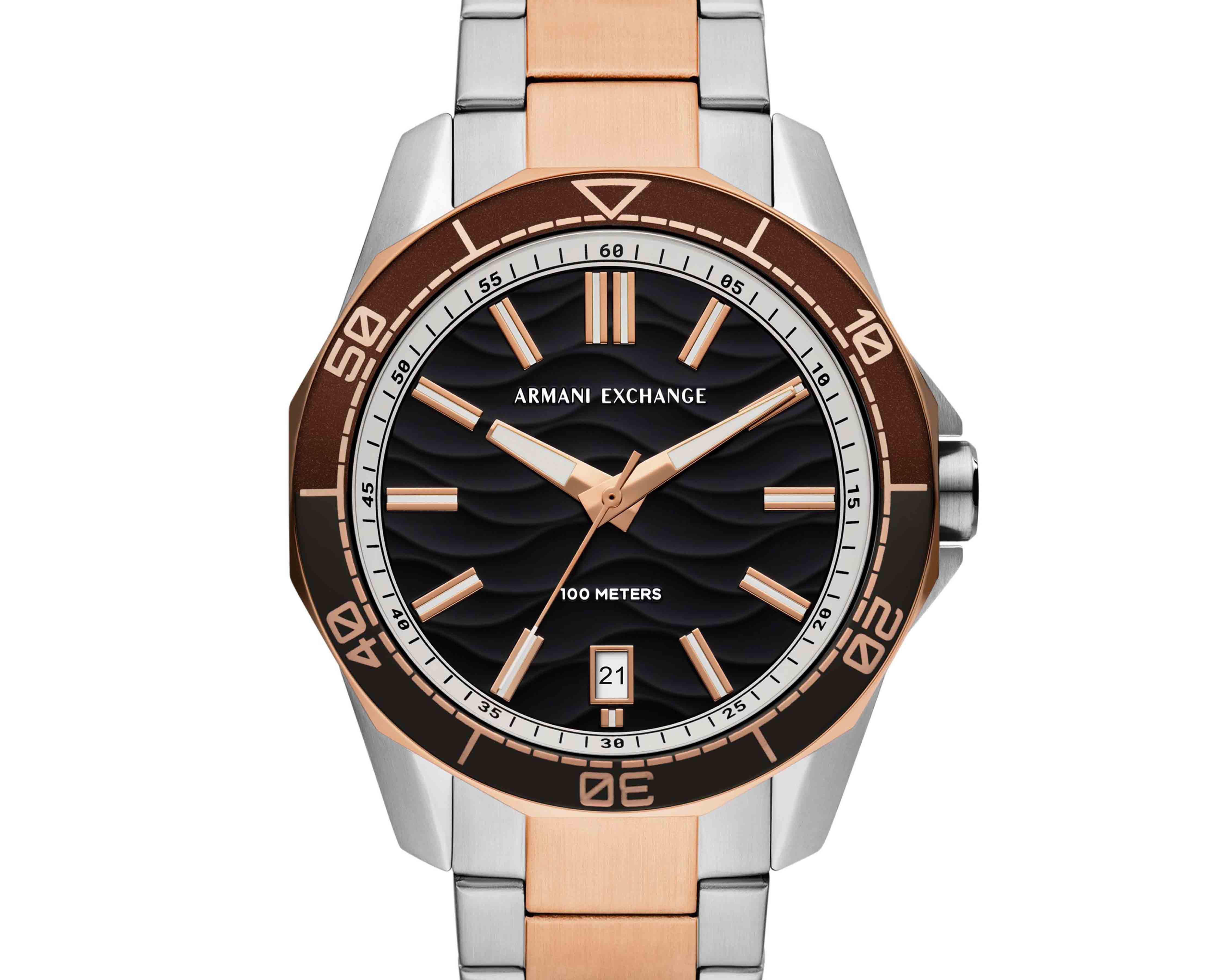 Foto 5 pulgar | Reloj Armani Exchange AX1962 Oro Rosa/Plateado