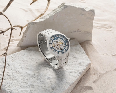 Foto 6 | Reloj para Hombre Fossil ME3260 Plateado