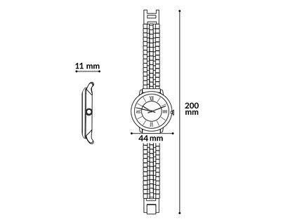 Foto 7 | Reloj para Hombre Fossil ME3260 Plateado
